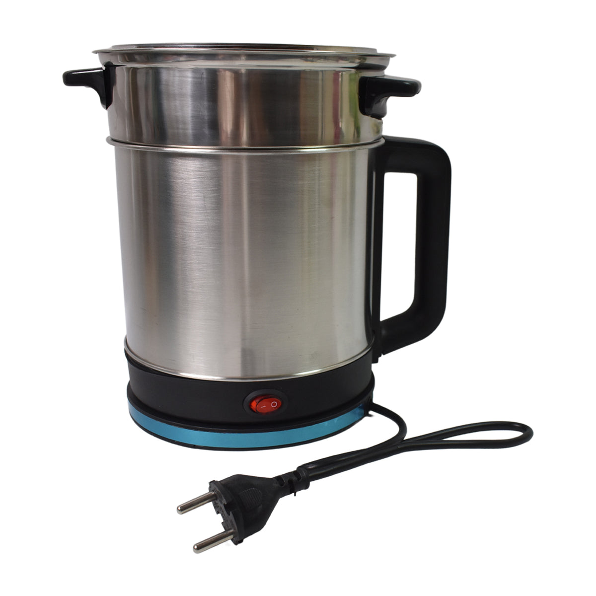 Soup Pot With Lid Stainless Steel Multi Cooker Kettle (800w 2.5 Ltr.) - Happy Price - Image 5