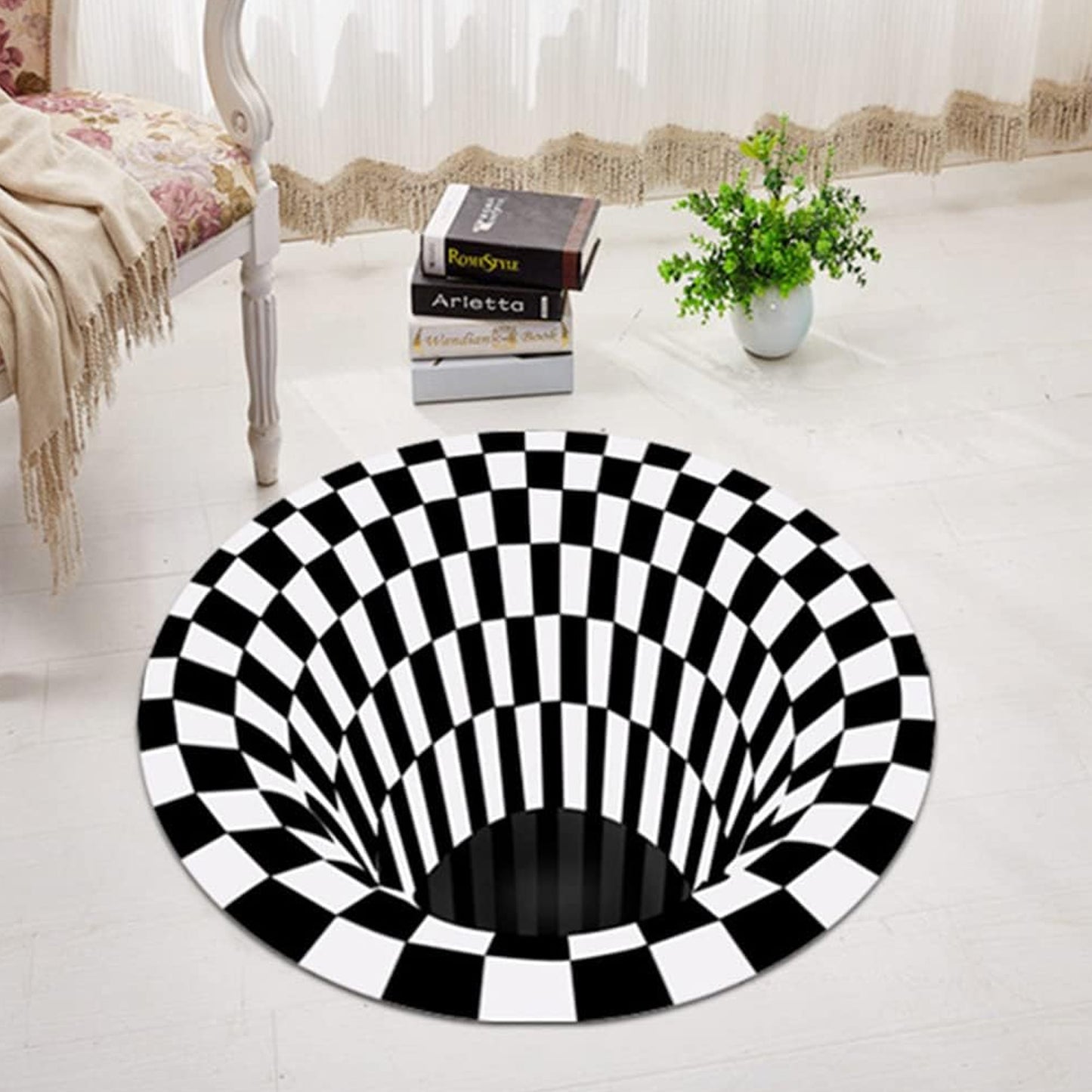 3d Space Round Carpet Floor Mat Non-woven Doormat (1 Pc 78 Cm) - Happy Price - Image 6
