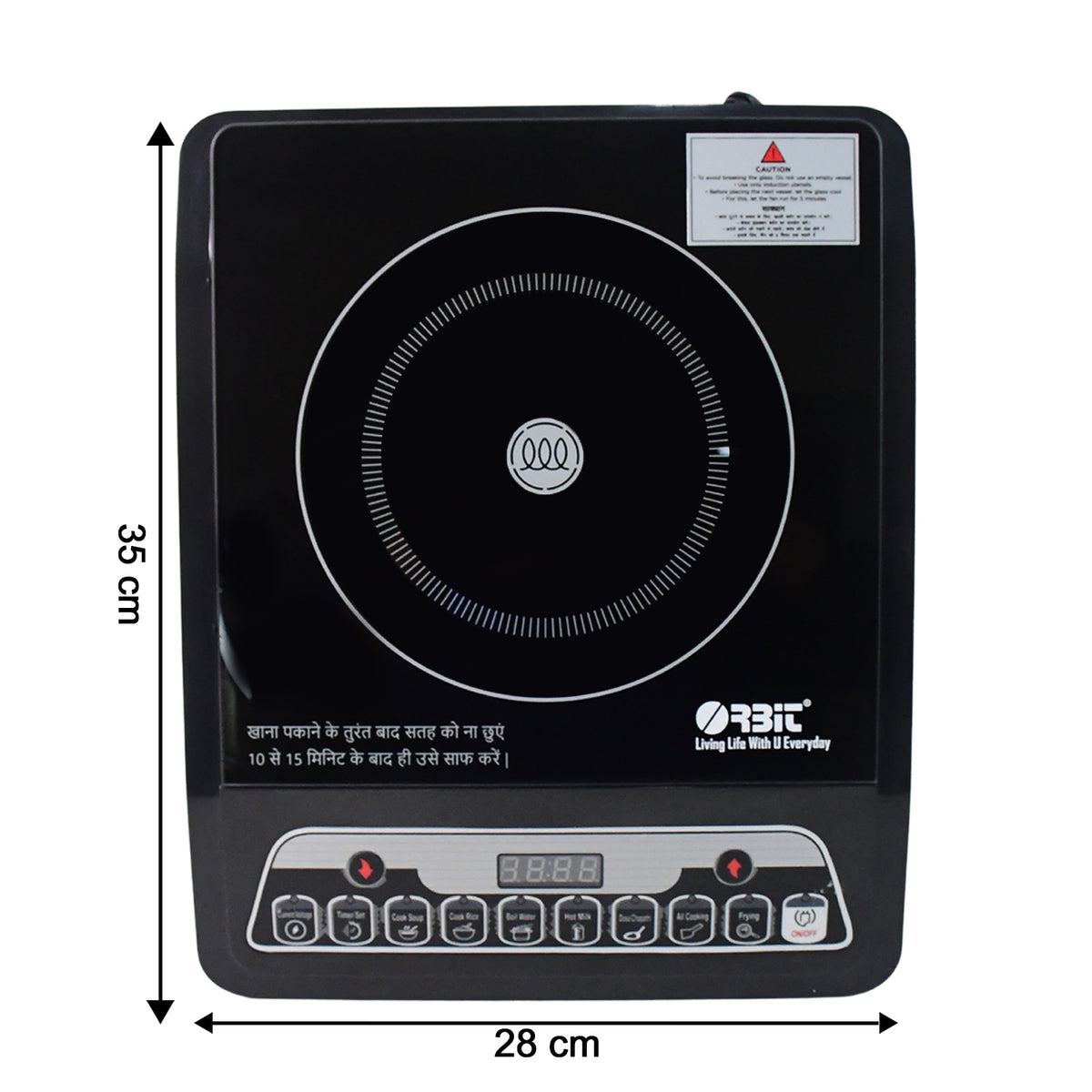 2000W Digital Induction Cooker with Touch Control & LED Display - 1 Pc - Happy Price - Image 5