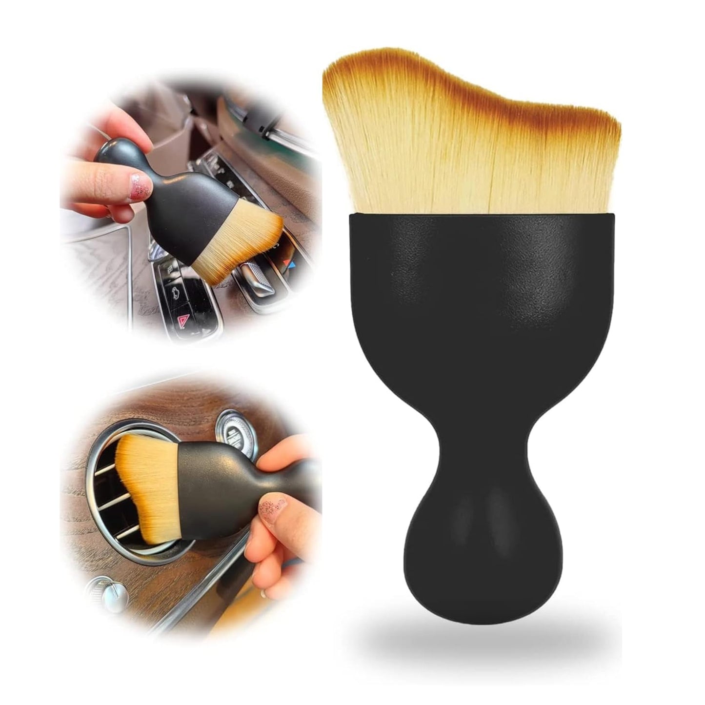 Mini Car Interior Cleaning Soft Brush -car Cleaning Brushes Duster (1 Pc) - Happy Price - Image 2