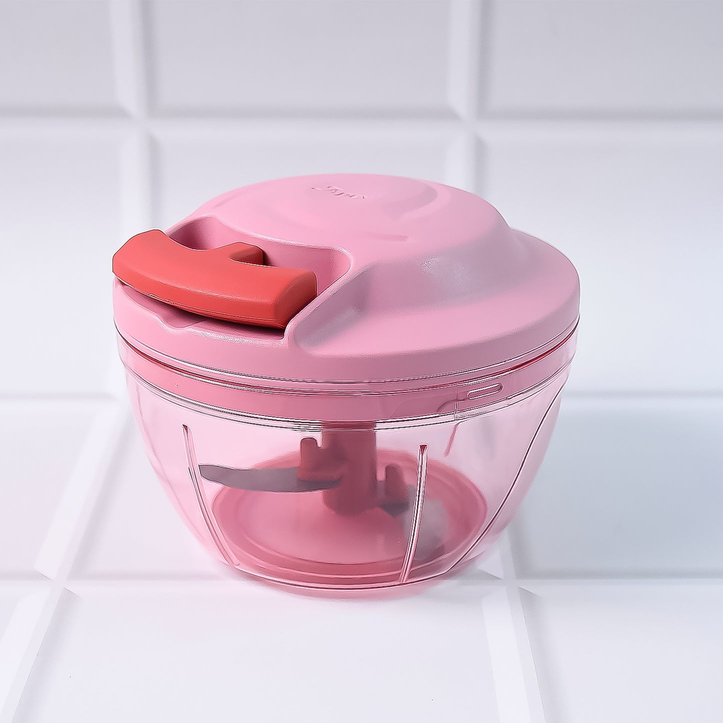 Apex Power-x Triple Stainless Steel Blades And Hand-pull Vegetable Chopper (500ml) - Happy Price - Image 5