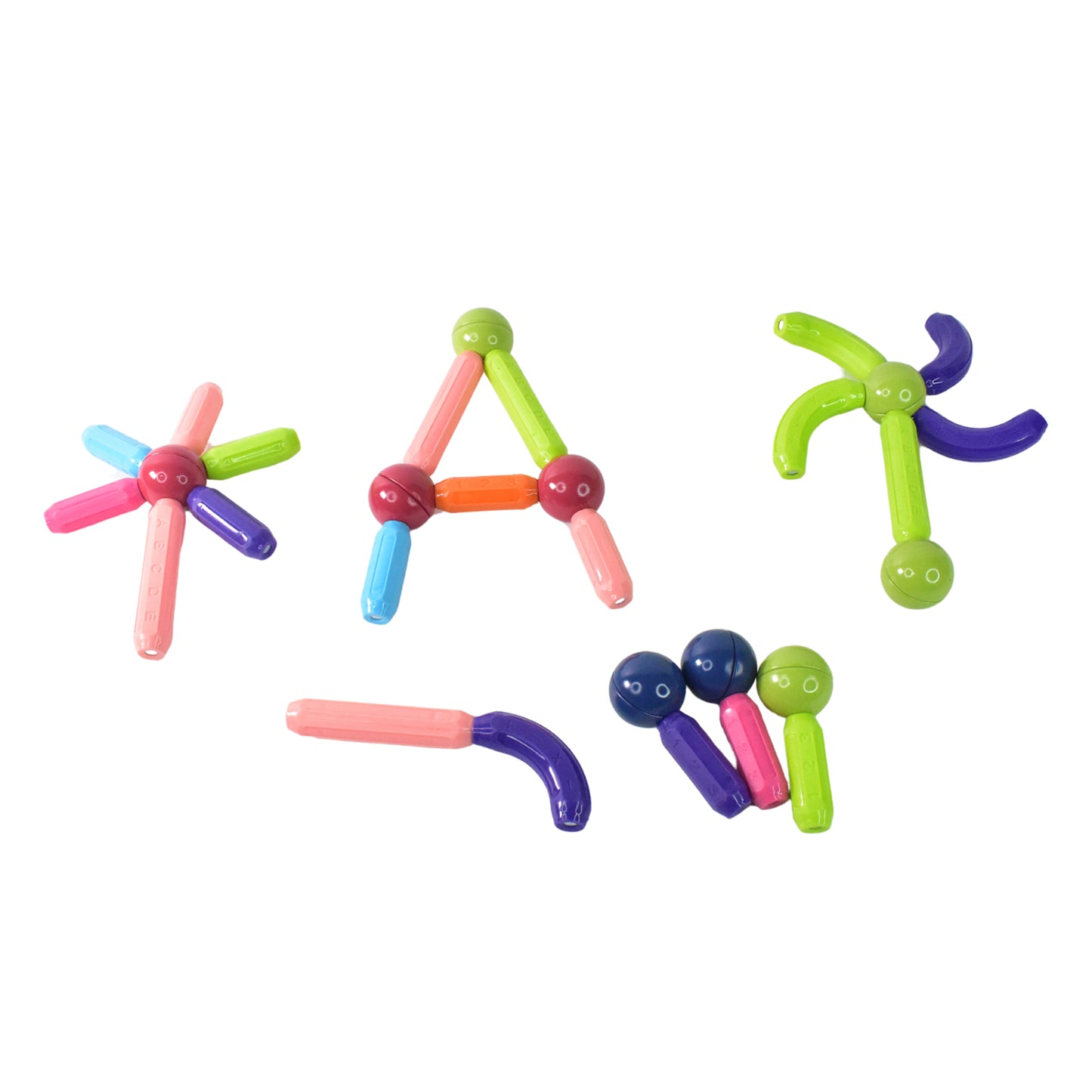 Magnetic Sticks Building Blocks Learning Toy For Kids (32 Pc) - Happy Price - Image 5