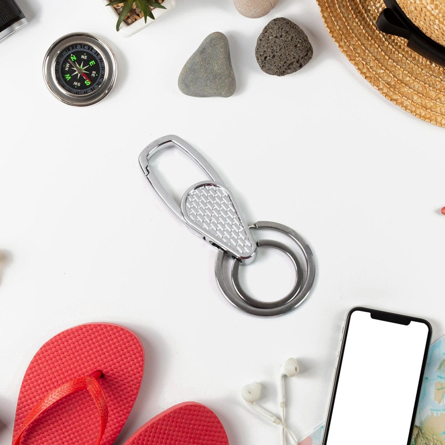 Heavy Duty Key Holder Keychain Key Chain (1 Pc Mix Design) - Happy Price - Image 2