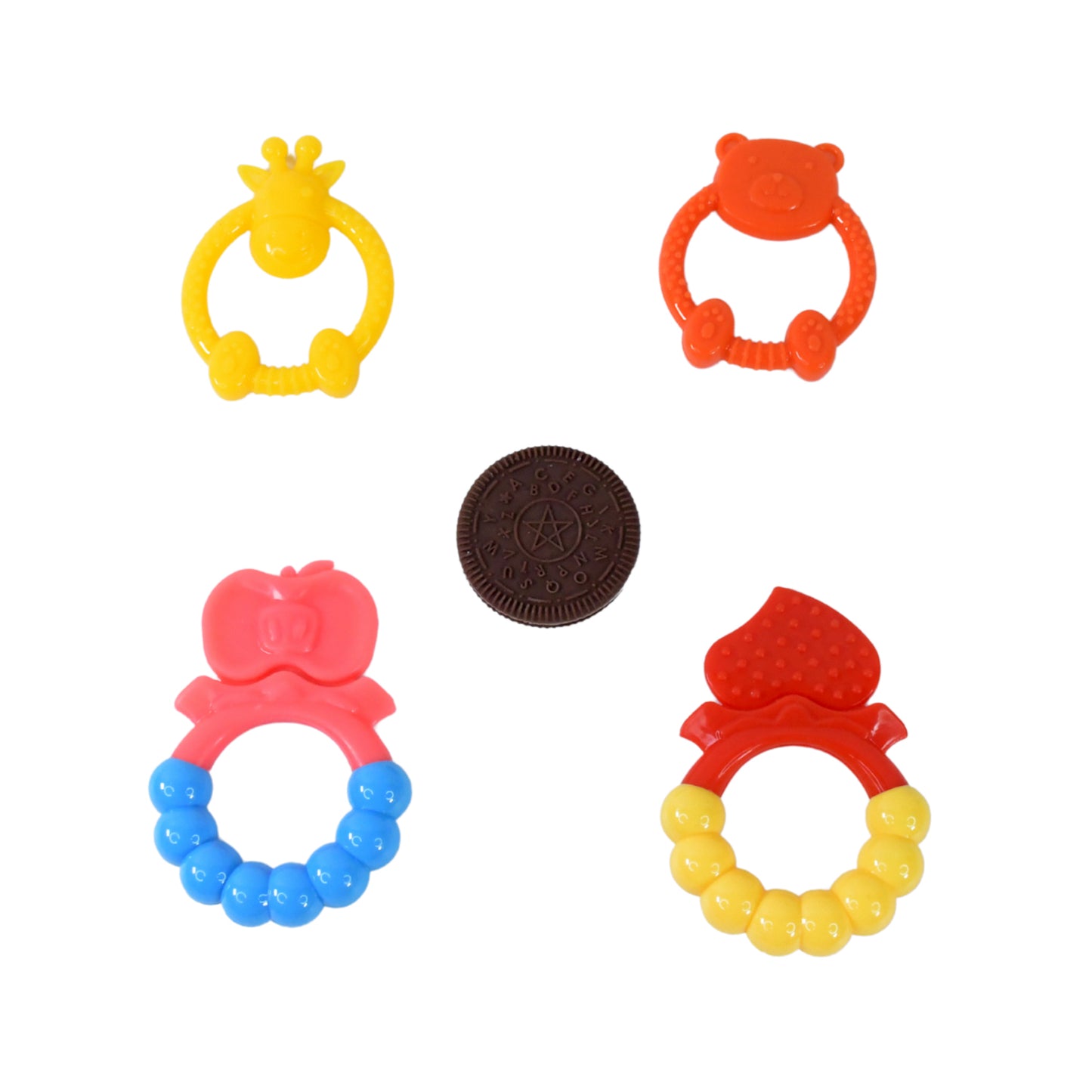 Silicone Baby Teething Toys (1 Pc Mix Design) - Happy Price - Image 4