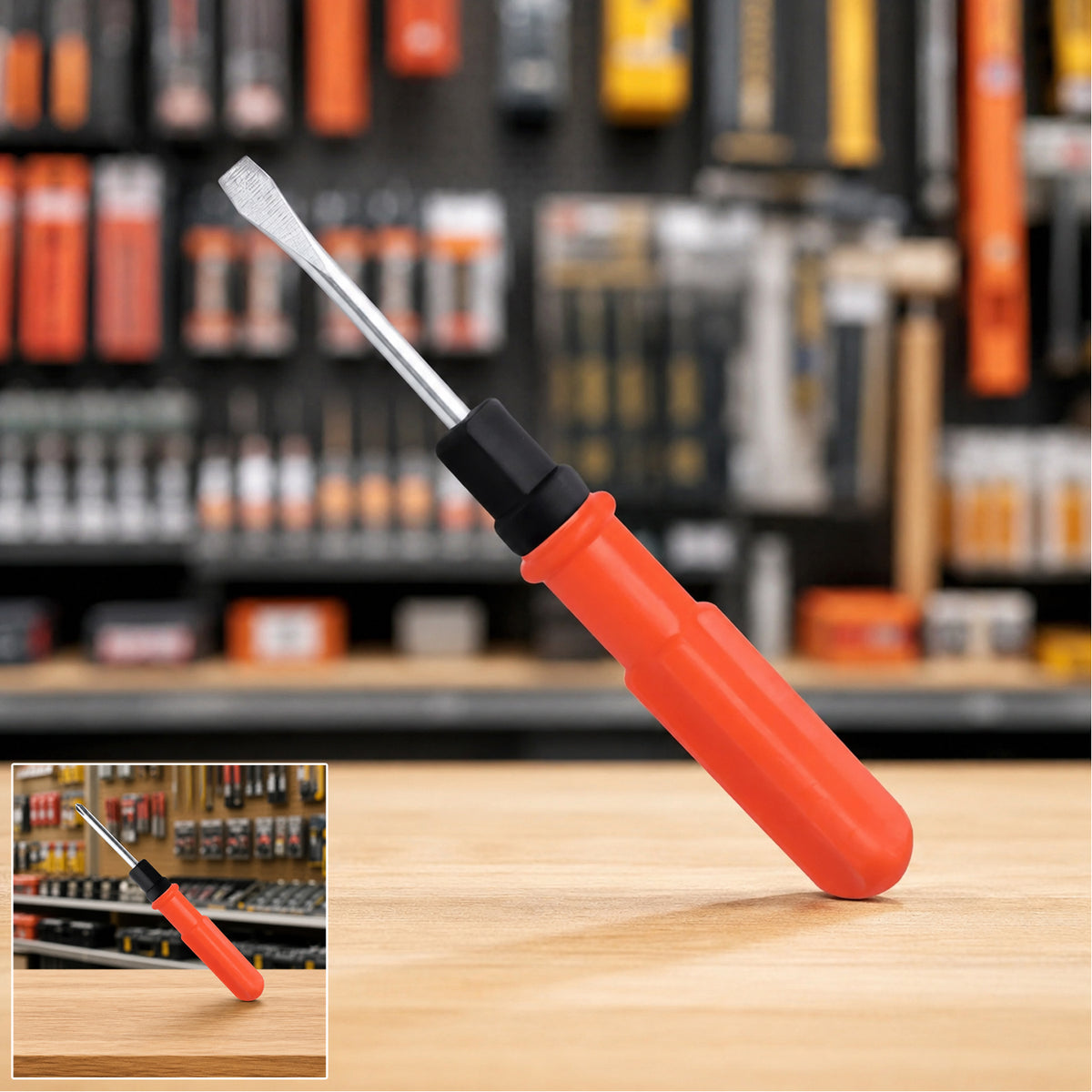 2-in-1 Reversible Screwdriver - Flathead & Phillips Head (1 Pc) - Happy Price - Image 2