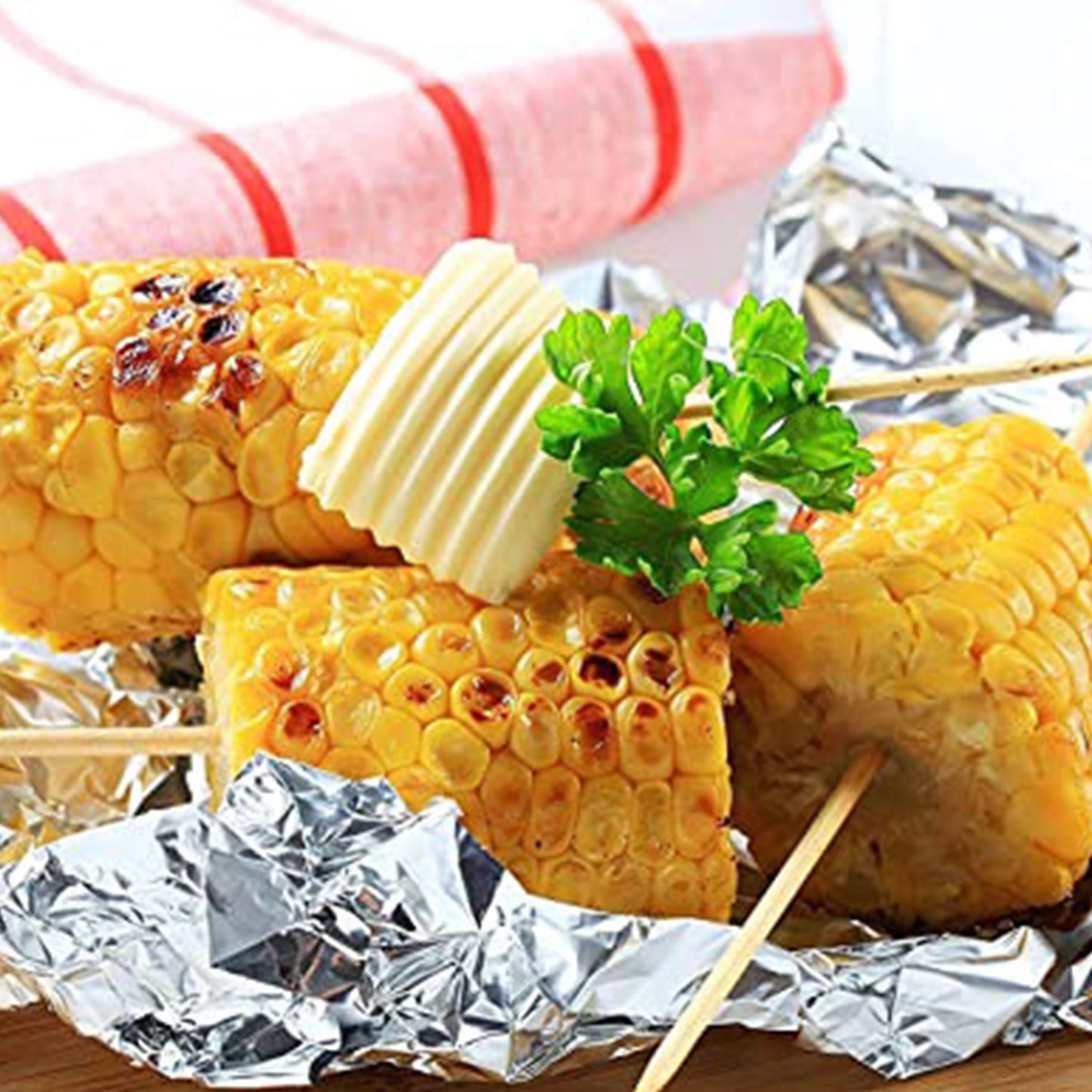 Aluminum Foil Roll Heavy Duty Non Stick Thick Aluminum Foil Sheet Baking Grilling Tool (5mx300mm) - Happy Price - Image 3