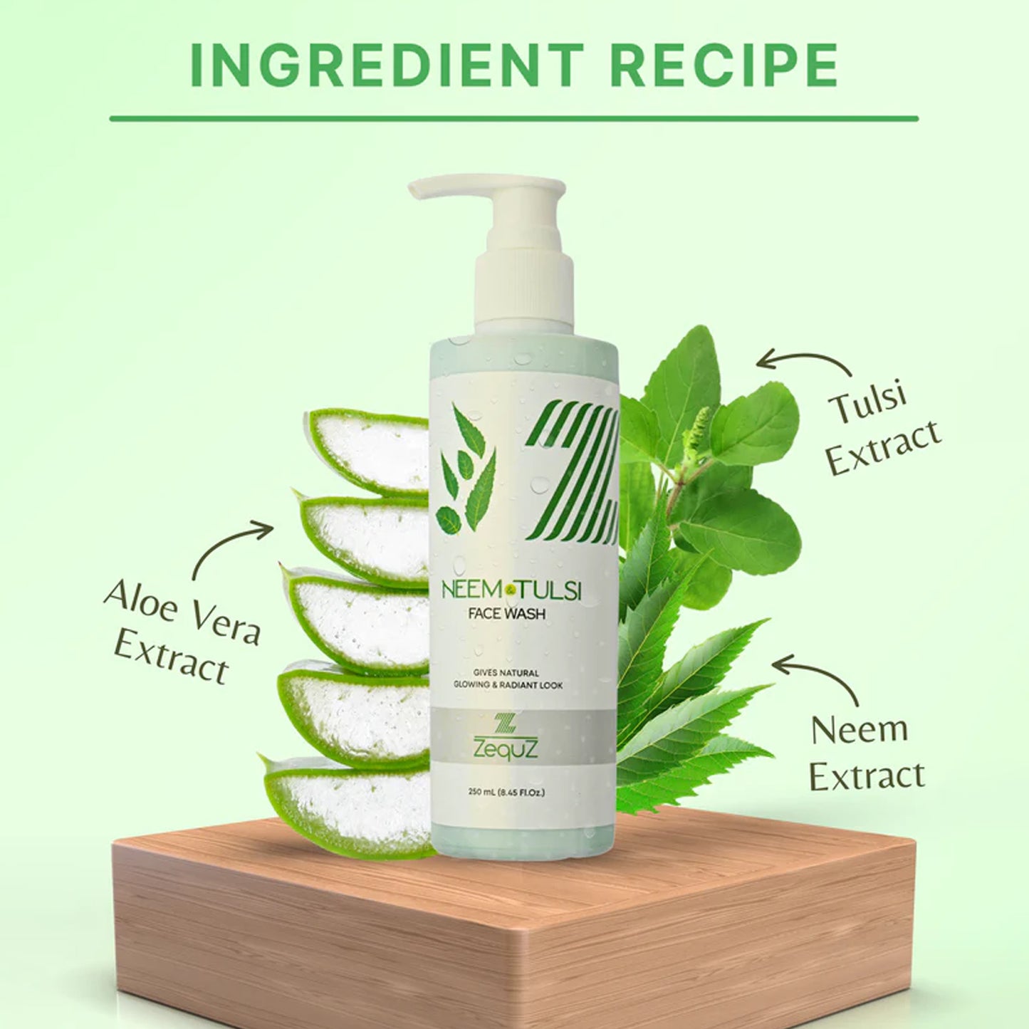 Neem Tulsi Face Wash - 250 ML Purifying Daily Cleanser - Happy Price - Image 6