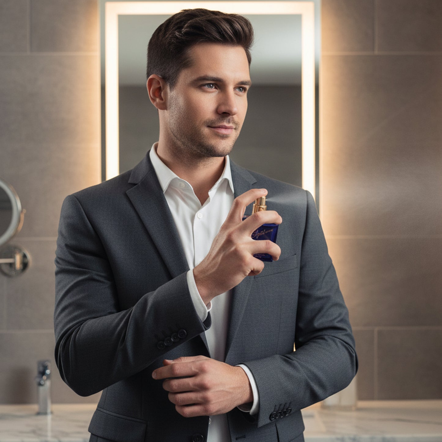 Signature Premium Blue Eau De Perfume Spray for Men, 30 ML - Great Price - Image 6