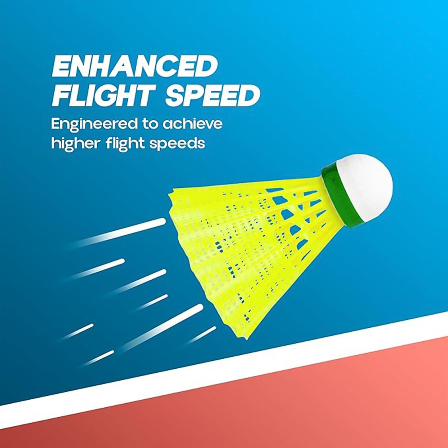 Durable Badminton Shuttlecocks - 6 Pcs Set for Consistent Flight - Great Price - Image 4