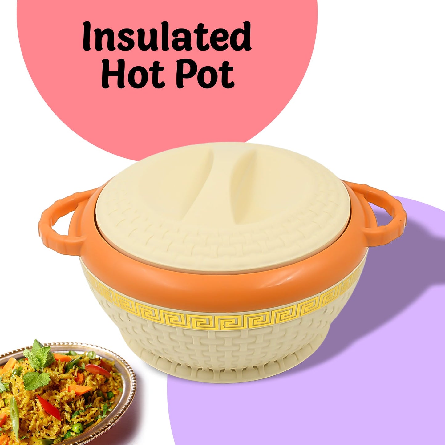 Insulated Hot Pot Casserole with Stainless Steel Inner (800 ML) - Great Price - Image 2