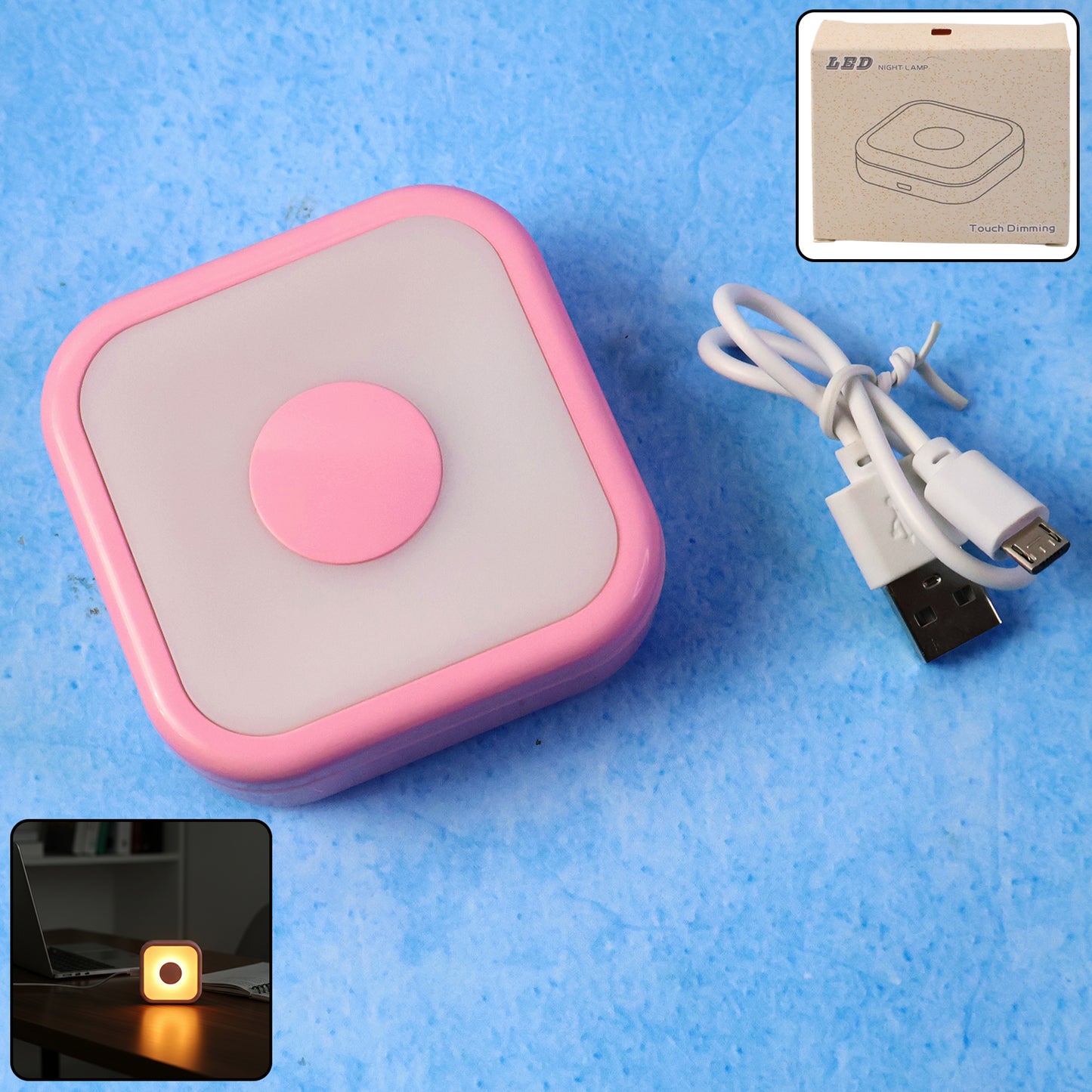 Portable USB Touch Sensor LED Night Lamp - 1 Pc - Happy Price - Image 2