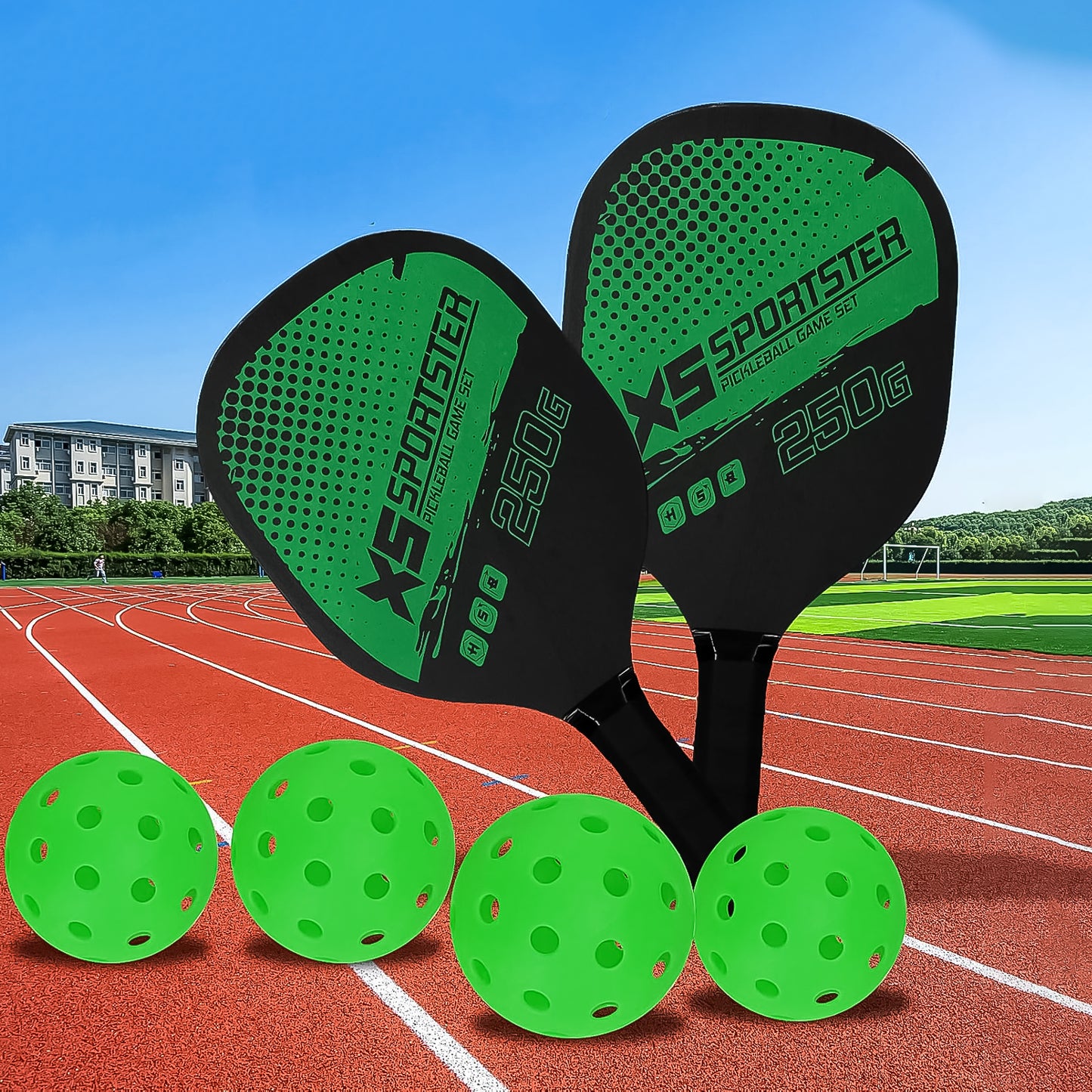 Professional Outdoor Pickleball Paddle And Ball (1 Set) - Happy Price - Image 2