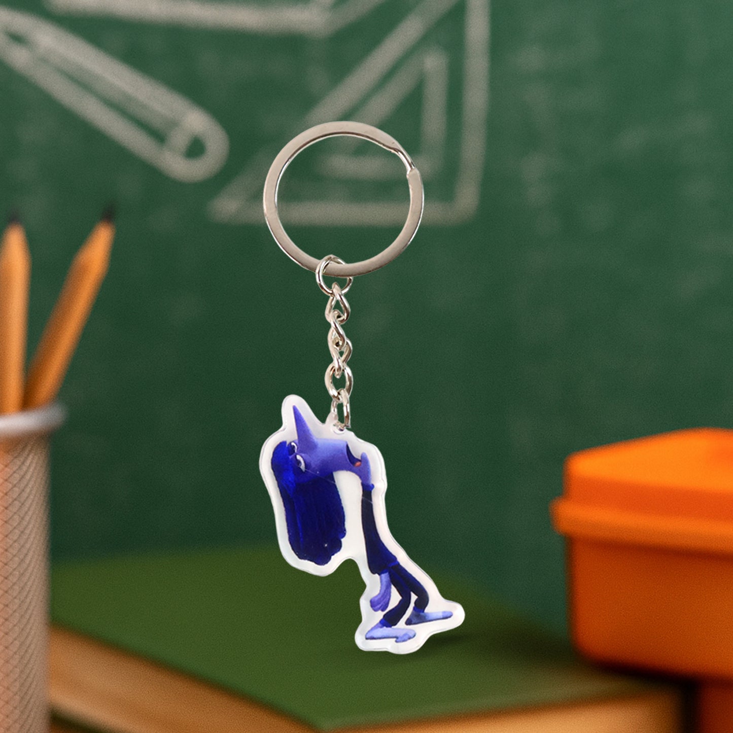 Cute Cartoon Character Acrylic Keychain (1 Pc) - Happy Price - Image 4