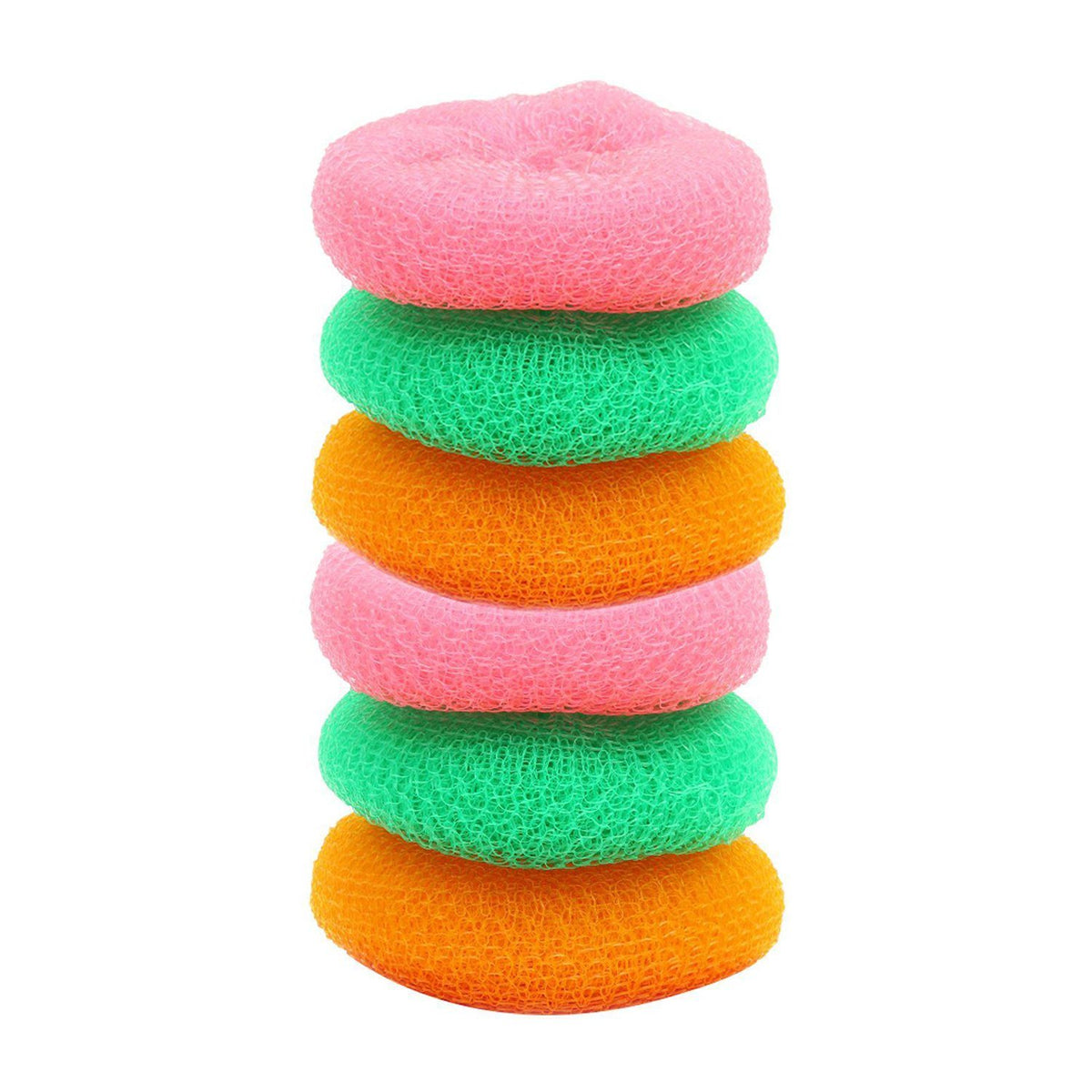 Plastic Scrubber Round Nylon Scrubbers (Pack Of 6) - Happy Price - Image 7