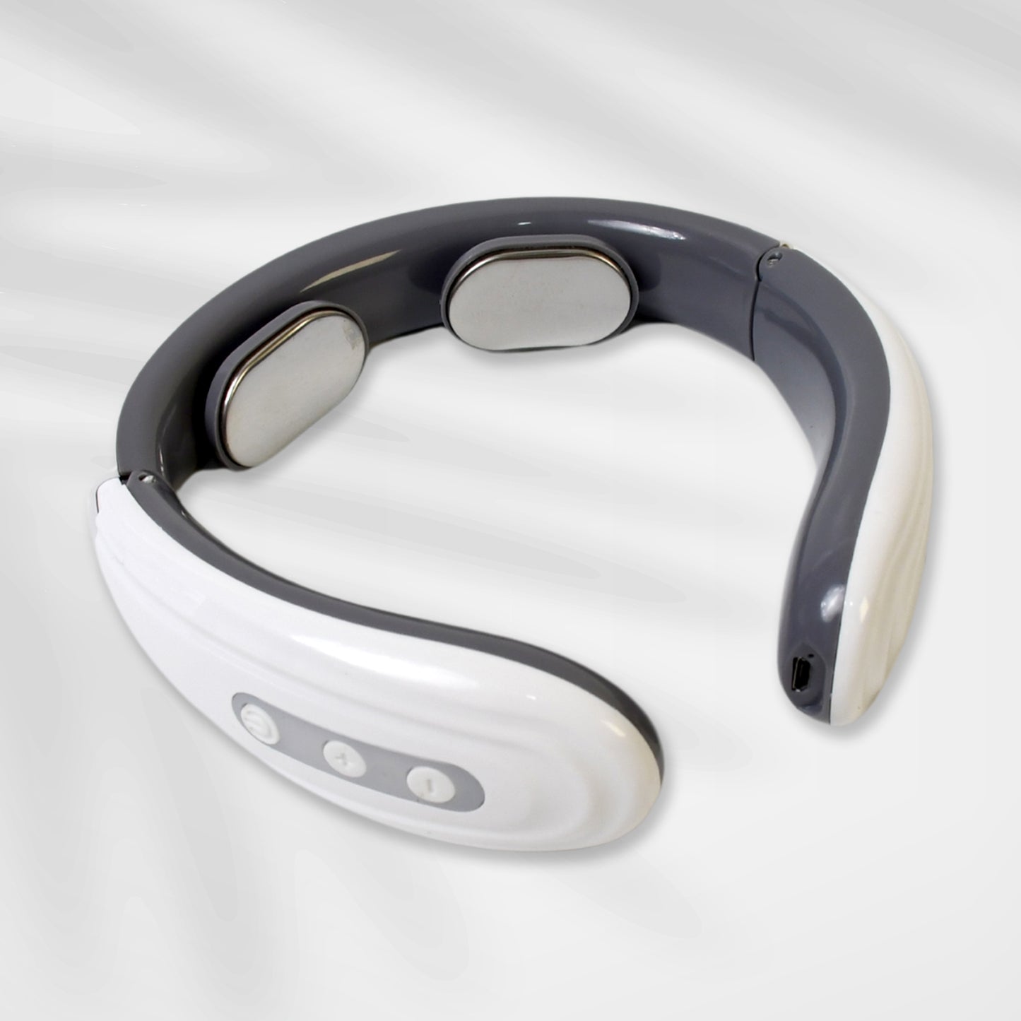 2 Heads Smart Electric Neck And Back Pulse Massager (1 Pc Mix Design) - Happy Price - Image 5