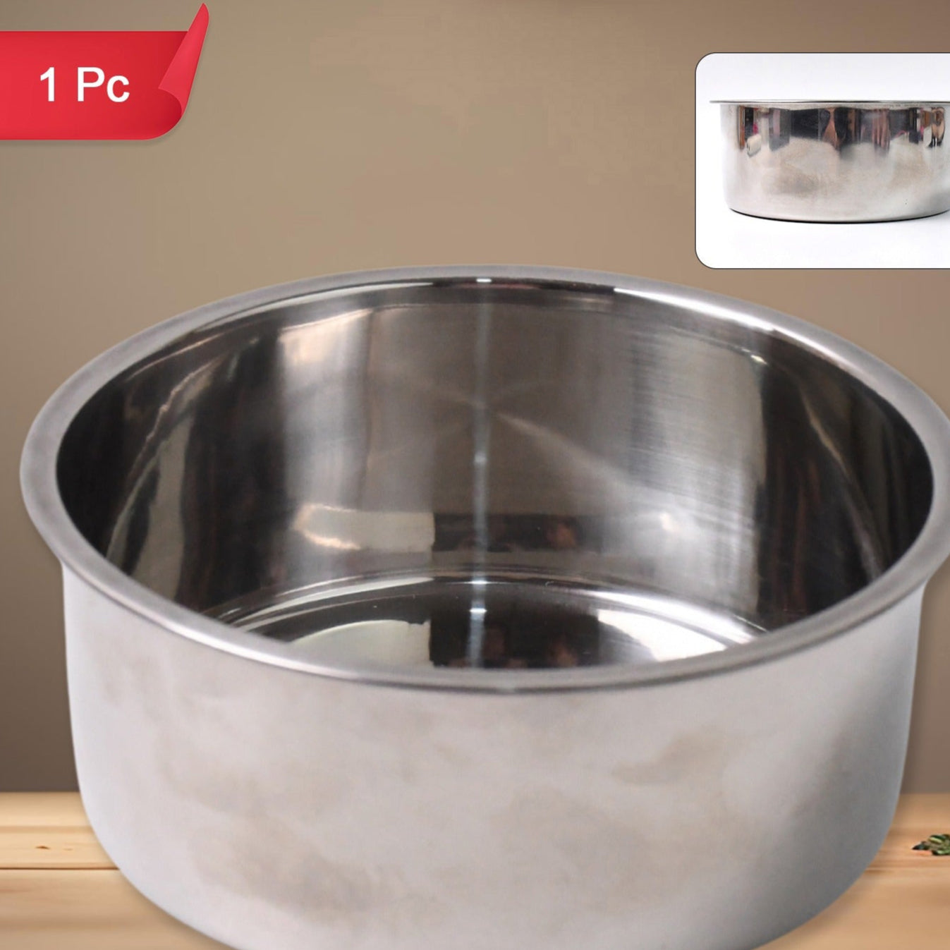 Stainless Steel Table Small Dish Bowl Plate Set For Side Dish Sauce (1 Pc) - Happy Price - Image 1