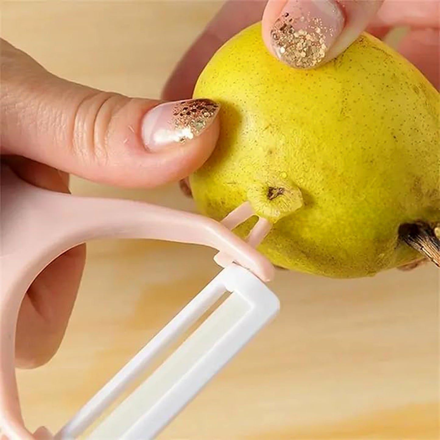 Stainless Steel Blade Peeler Universal Peeler For Professional And Household Kitchen Peeler (1 Pc) - Happy Price - Image 6