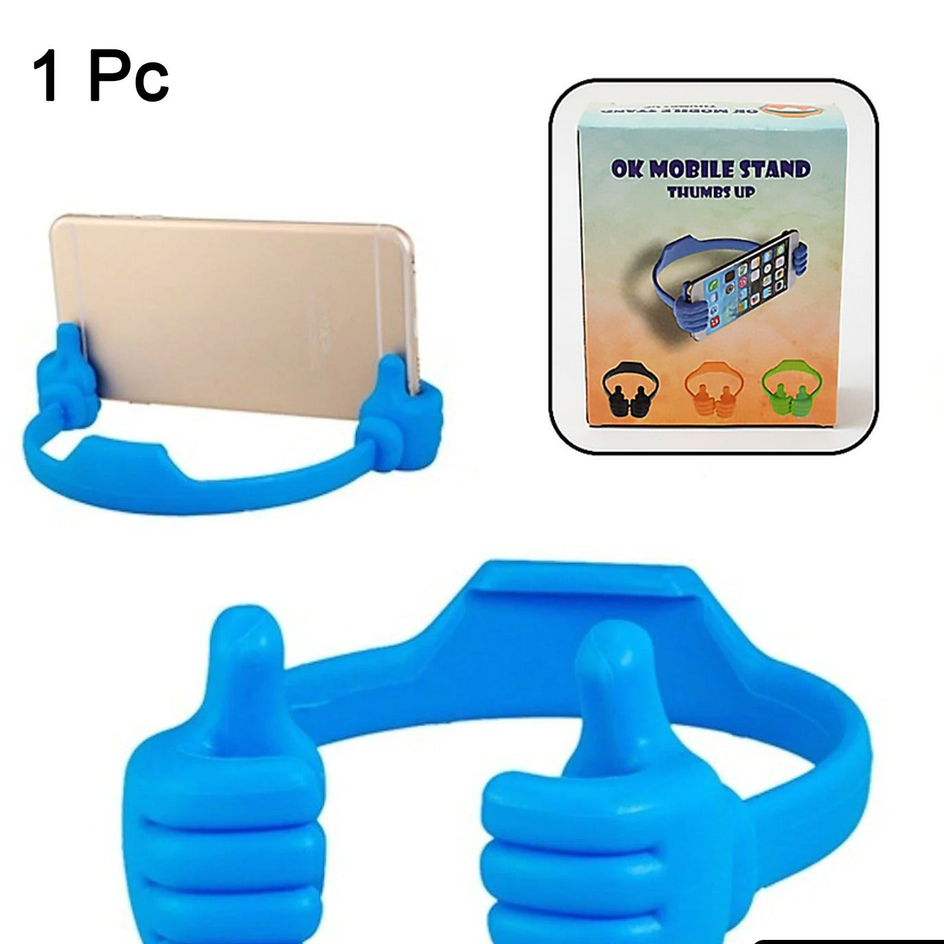 Hand Shape Mobile Stand Used In All Kinds Of Places Including Household And Offices As A Mobile Supporting Stand (1 Pc With Color Box) - Happy Price - Image 1