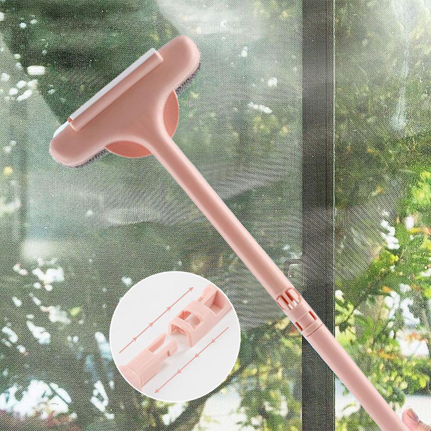 2-in-1 Window Screen Cleaning Brush & Wiper Tool - Happy Price - Image 7