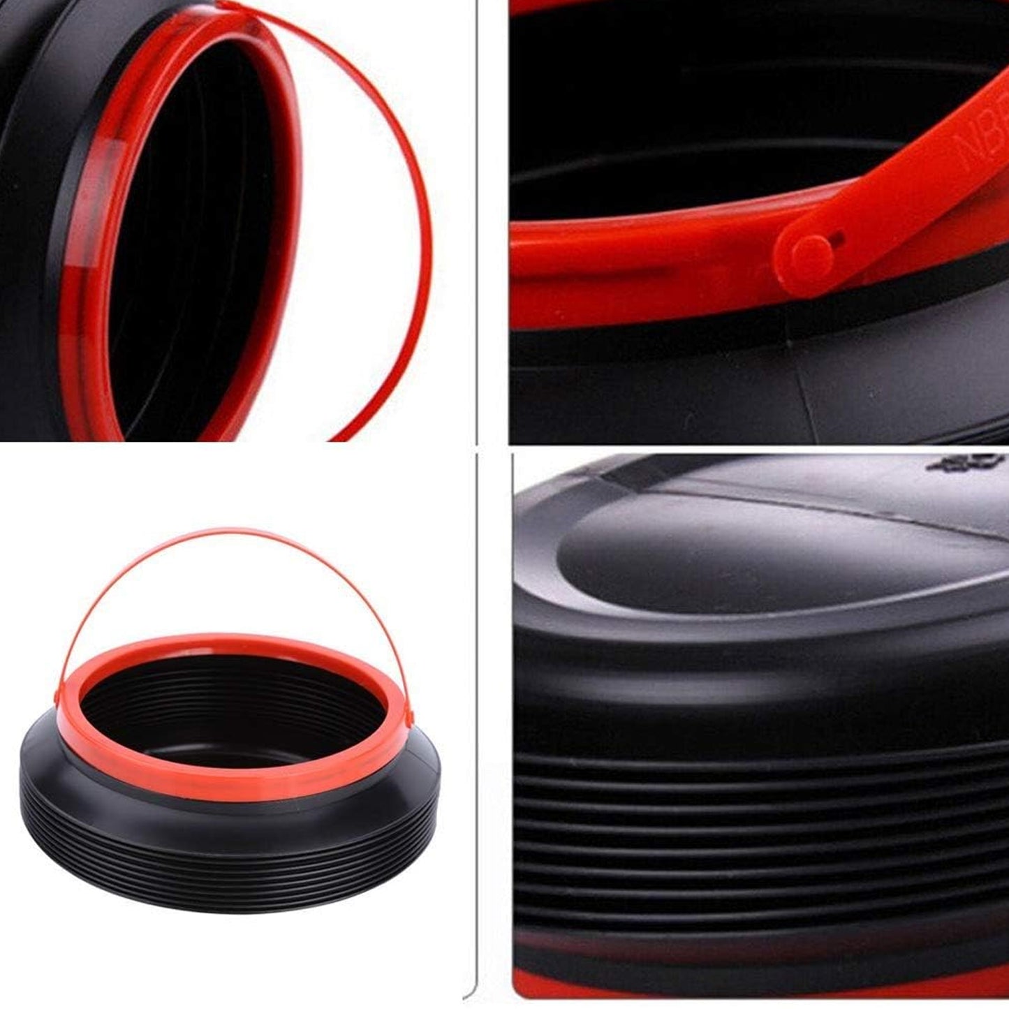 r Foldable Storage Bucket Water Container Dustbin Multiuse Bucket For Home Car Kitchen Use Bucket - Happy Price - Image 4