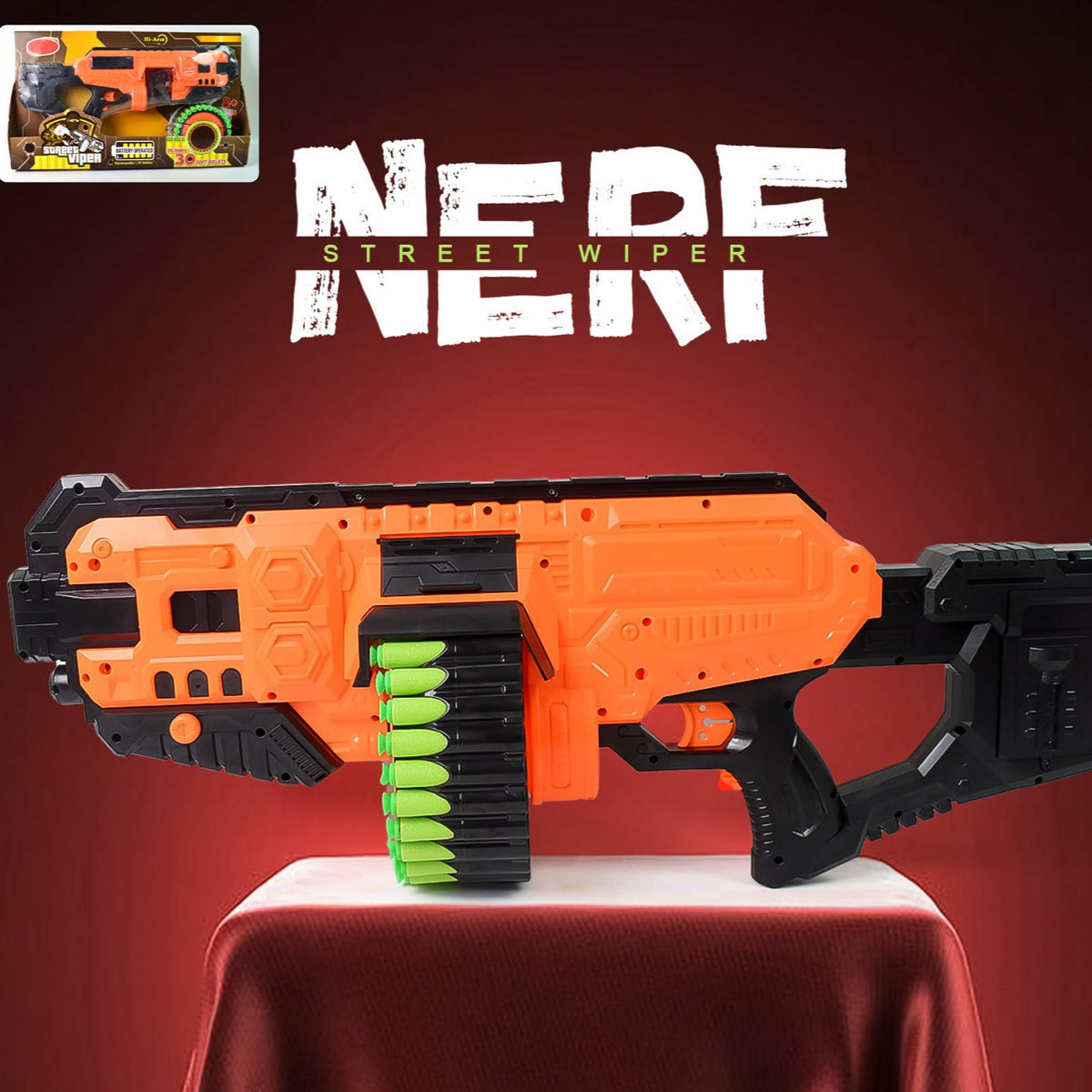 Street Viper Gun With 30 Soft Bullets (1 Set) - Happy Price - Image 1