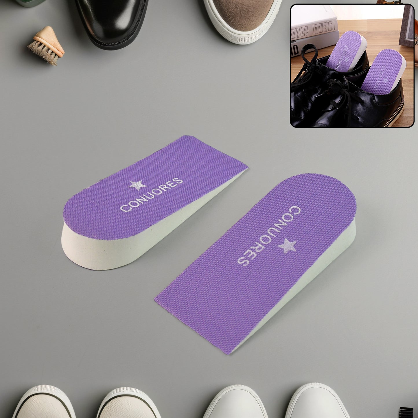 Adjustable Height Increase Insoles For Men And Women (1 Pair) - Happy Price - Image 3