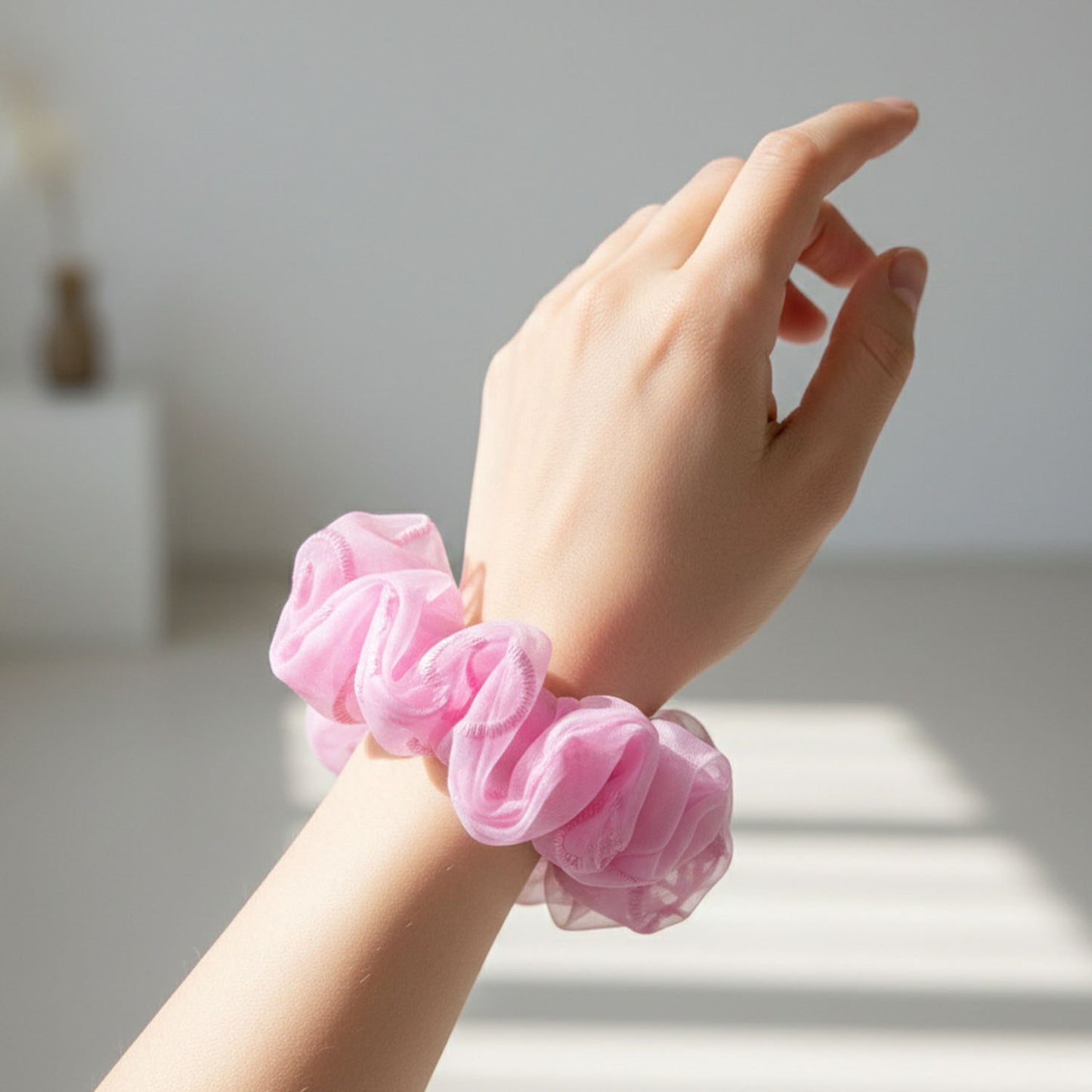 Soft Stretchable Hair Tie for Ponytails & Buns - Gentle Hold (1 Pc) - Happy Price - Image 6