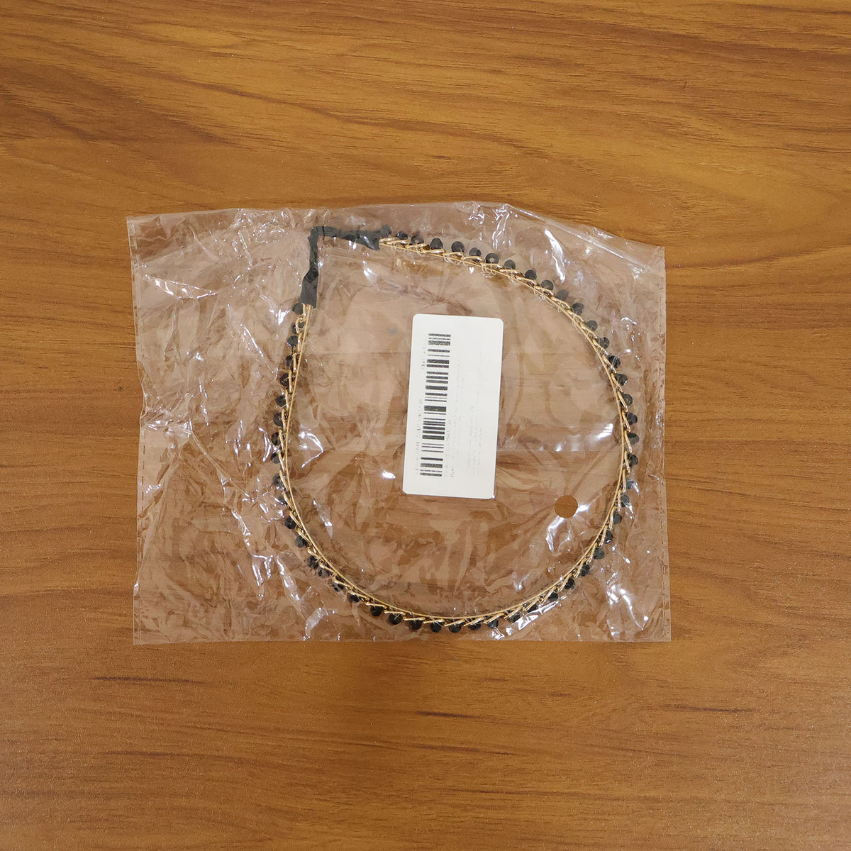 Gold Finish Beaded Hair Band (1 Pc) - Stylish Metal Headband for Women - Happy Price - Image 7