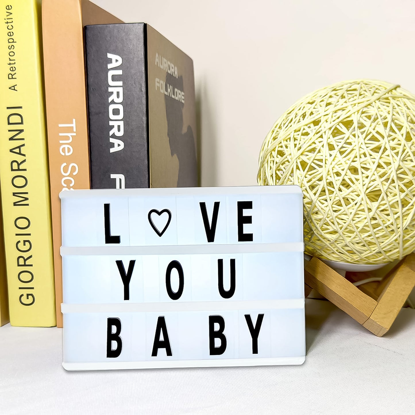 A6 Magnetic LED Cinematic Light Box with 82 Characters & 10 Emojis - USB/Battery Powered - Happy Price - Image 5