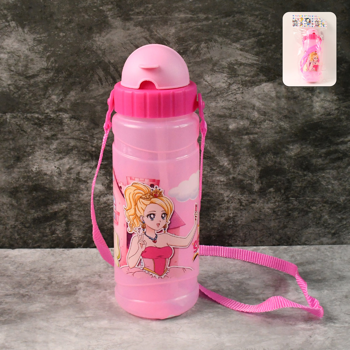 Cartoon Printed Water Bottle 550ml (1 Pc) - Happy Price - Image 3