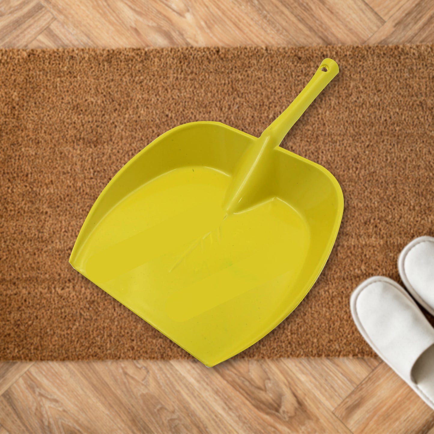 Dustpan With Long Handle Dust Collection Dust Pan Tray For Kitchen Home Office Bathroom Etc (1 Pc Multicolor ) - Happy Price - Image 7