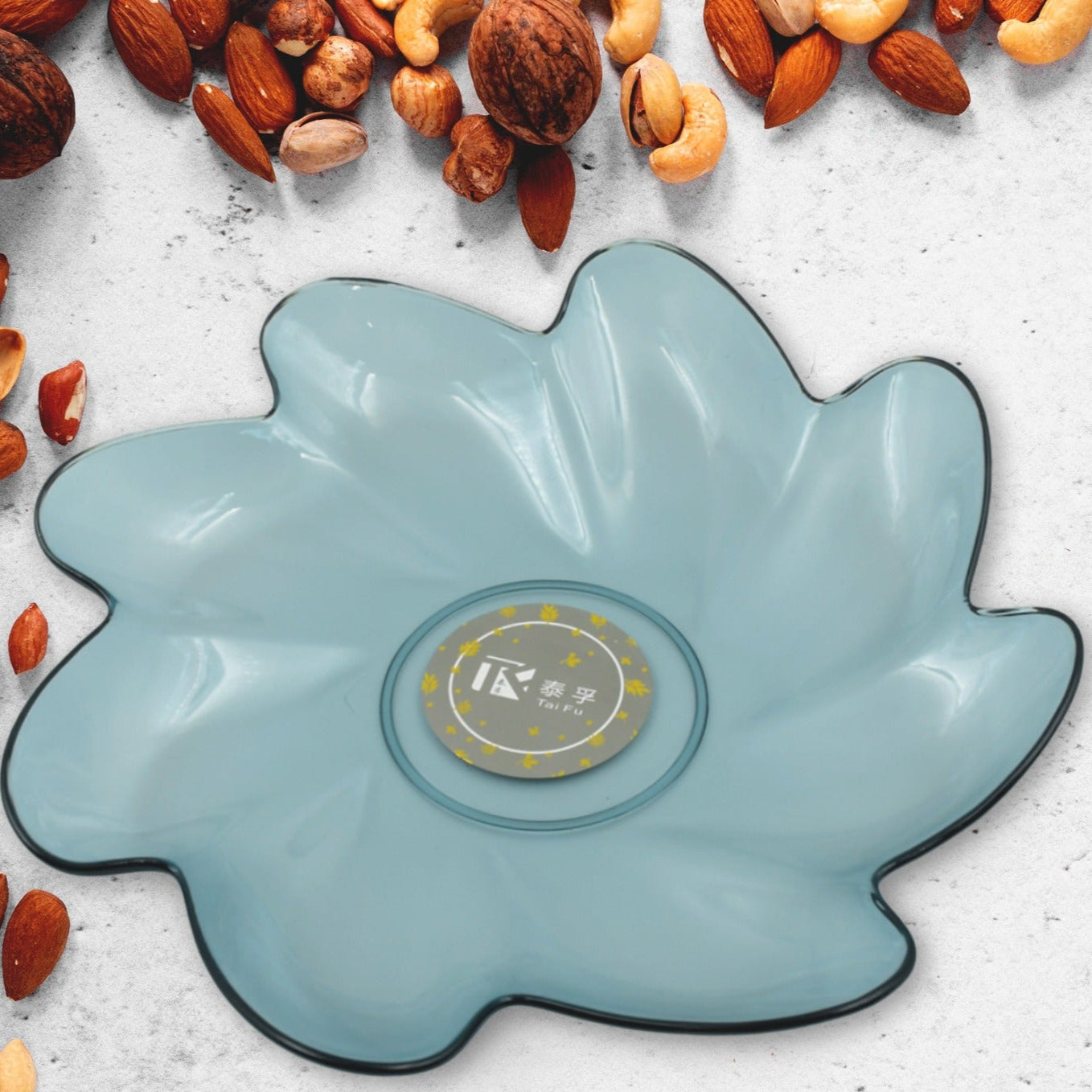 Flower Shape Plastic Dinner Fruit Plate Tray Snacks Breakfast Plate Friendly Plastic Plate For Kids Party Supplies Birthday Holiday Party Dinnerware Supplies (1 Pc) - Happy Price - Image 1