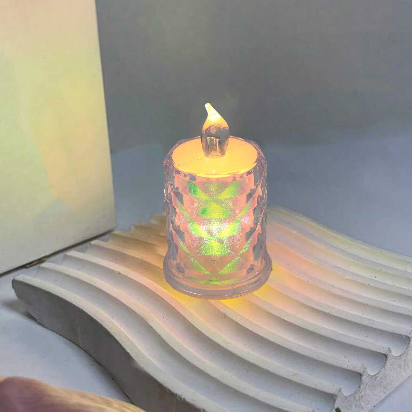 4 Pc Flameless And Smokeless Decorative Melting Candles Led Tea Light - Happy Price - Image 3