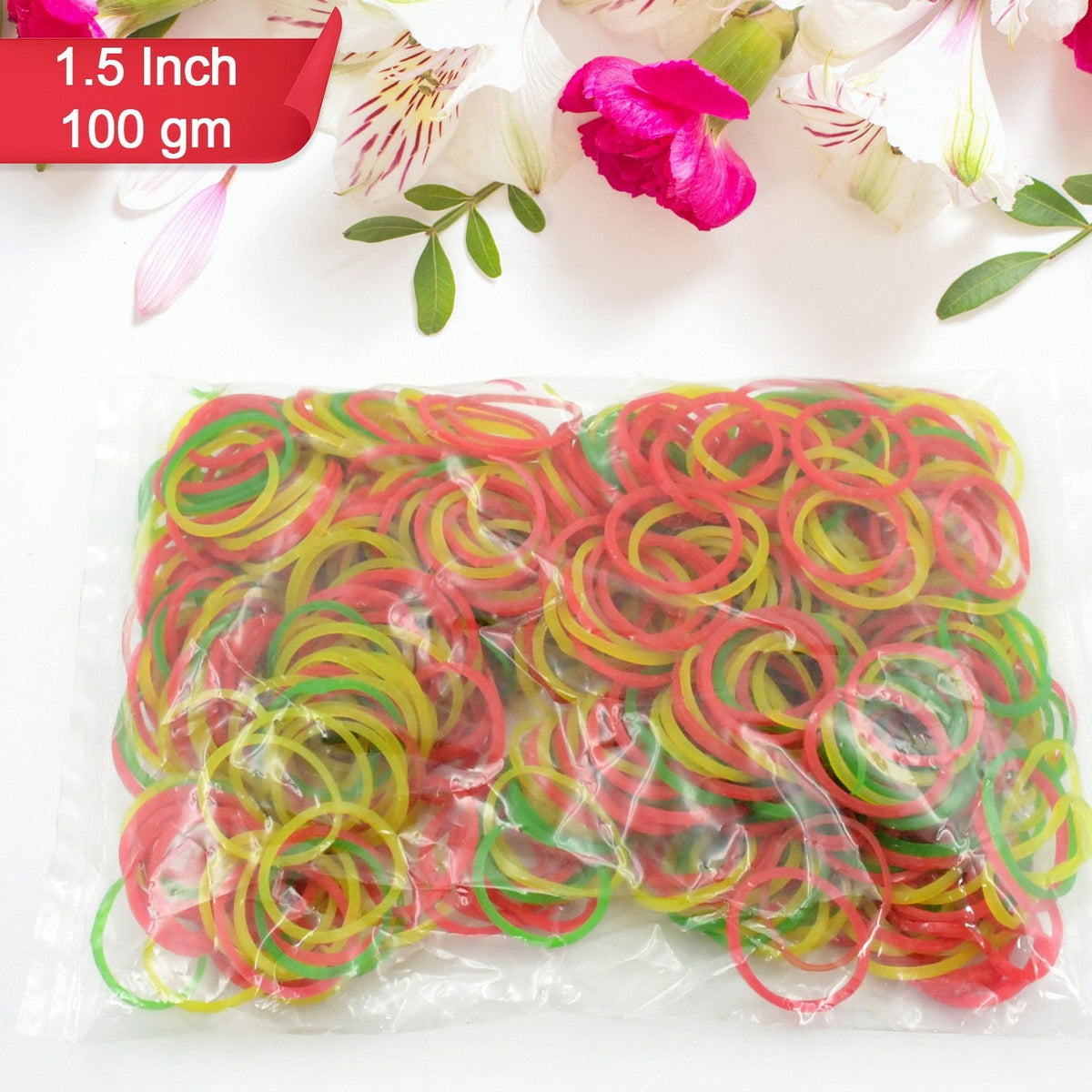 Durable Nylon Elastic Bands - Multicolour Assorted Pack for Home, Office & Kitchen Organization - Great Price - Image 1