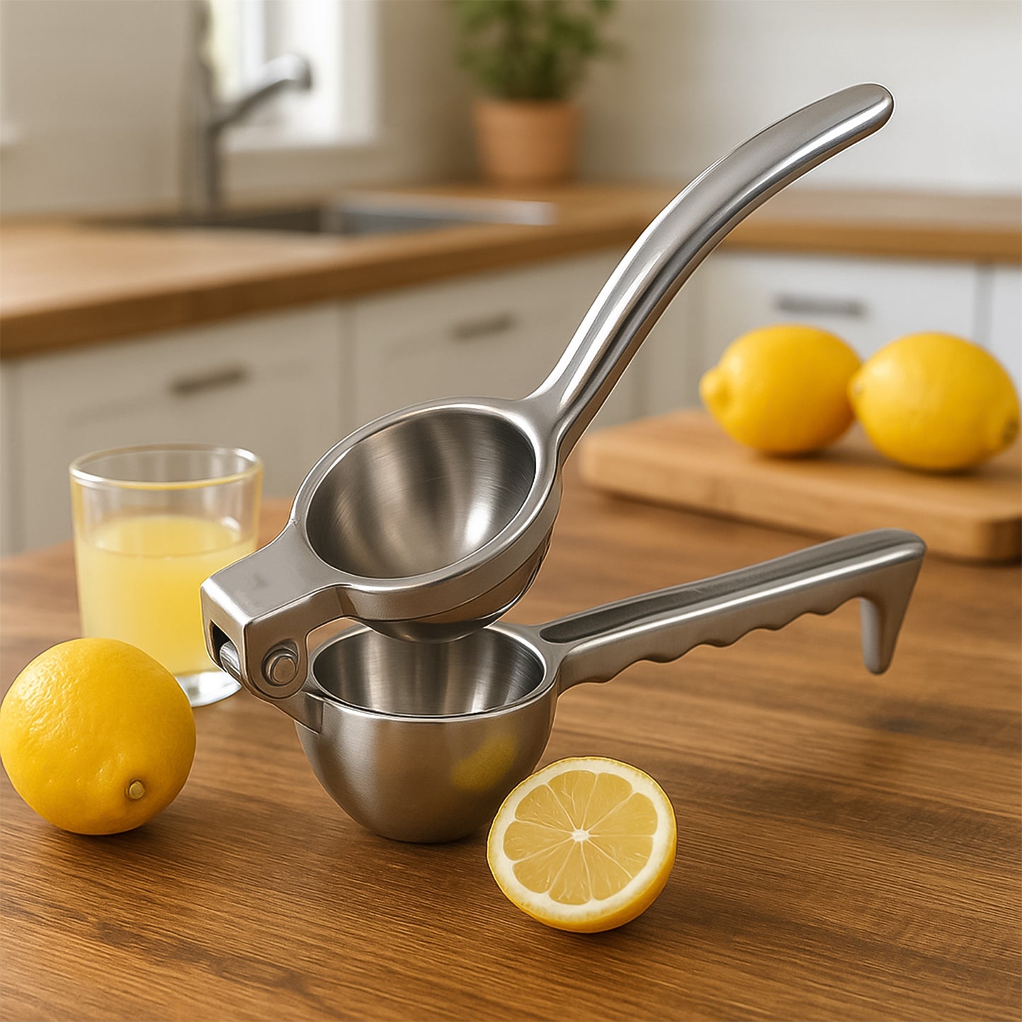 Durable Aluminum Manual Citrus Juicer for Home & Kitchen - 1 Piece - Happy Price - Image 6