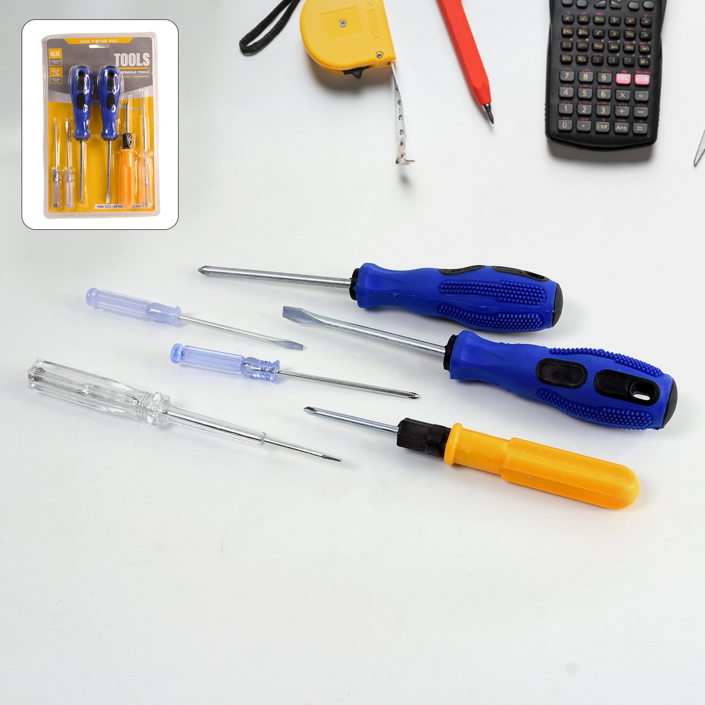 6-in-1 Multi Screwdriver Hand Tool Kit Set - Happy Price - Image 2
