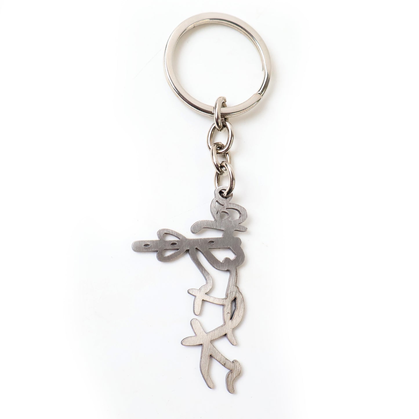 Krishna Flute Stainless Steel Keychain (1 Pc) - Spiritual Car & Bike Keyring - Happy Price - Image 2