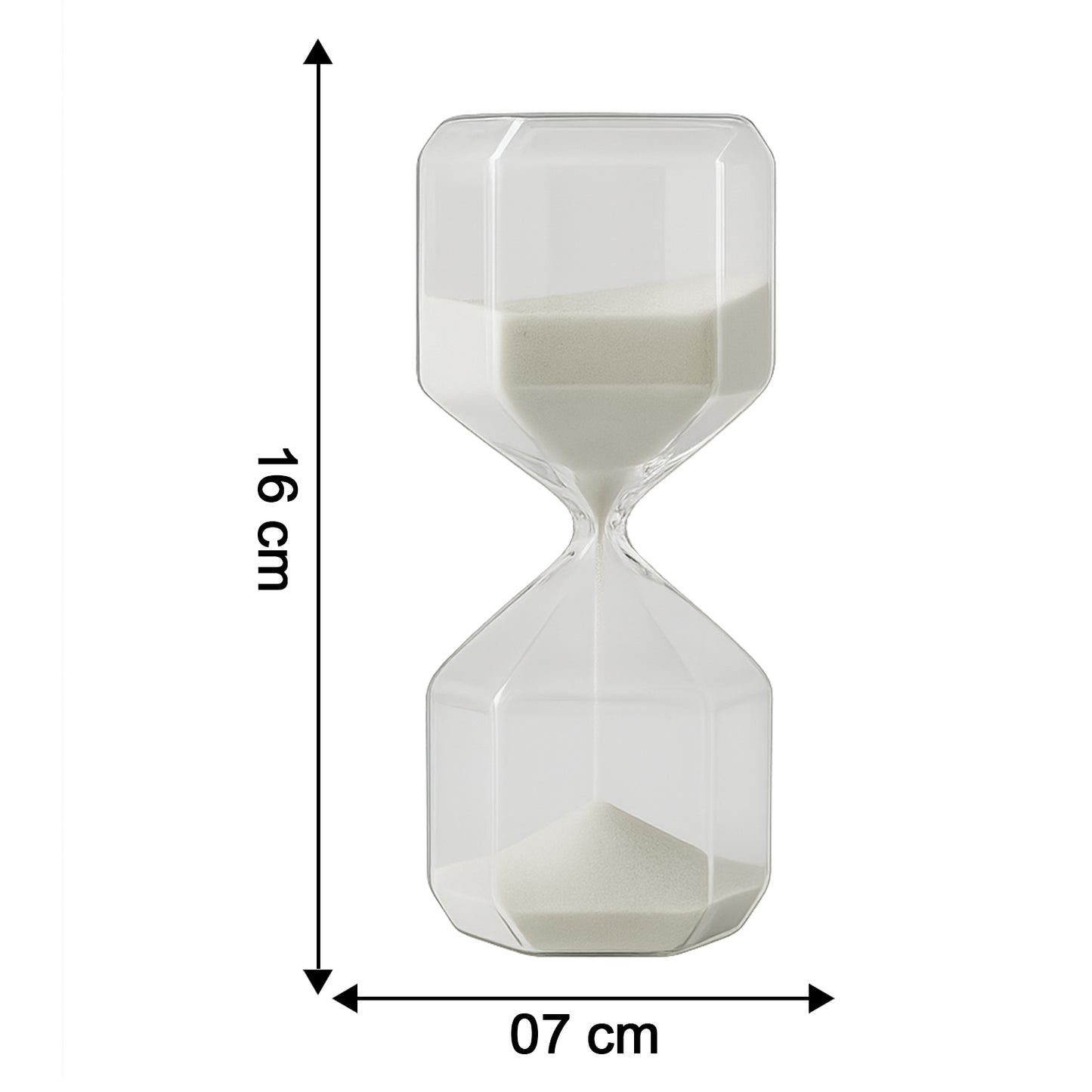 Elegant Glass Sand Timer for Focus & Decor (1 Pc, ~2.5 Min) - Happy Price - Image 5