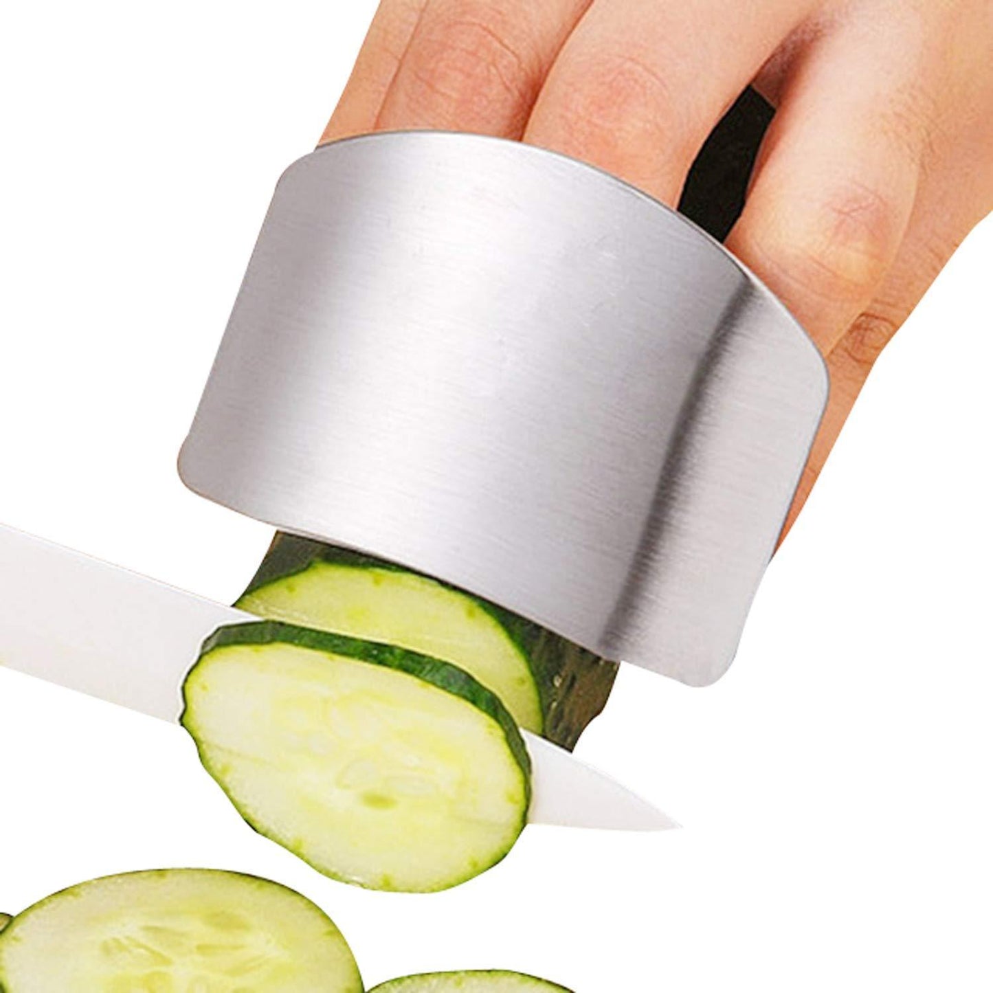 Stainless Steel Finger Guard Cutting Protector - Happy Price - Image 2