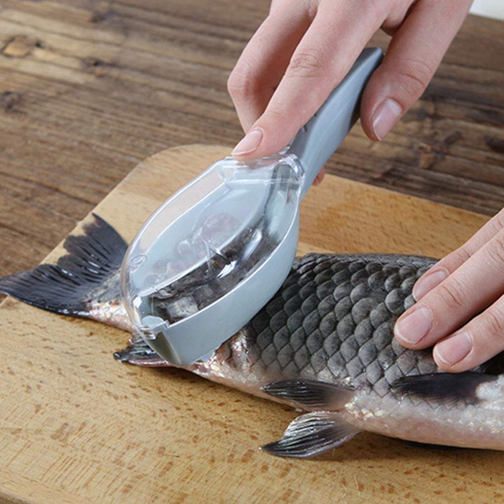 Fish Scale Scraper Skin Peeler Fish Tools Kitchen Gadget - Happy Price - Image 3