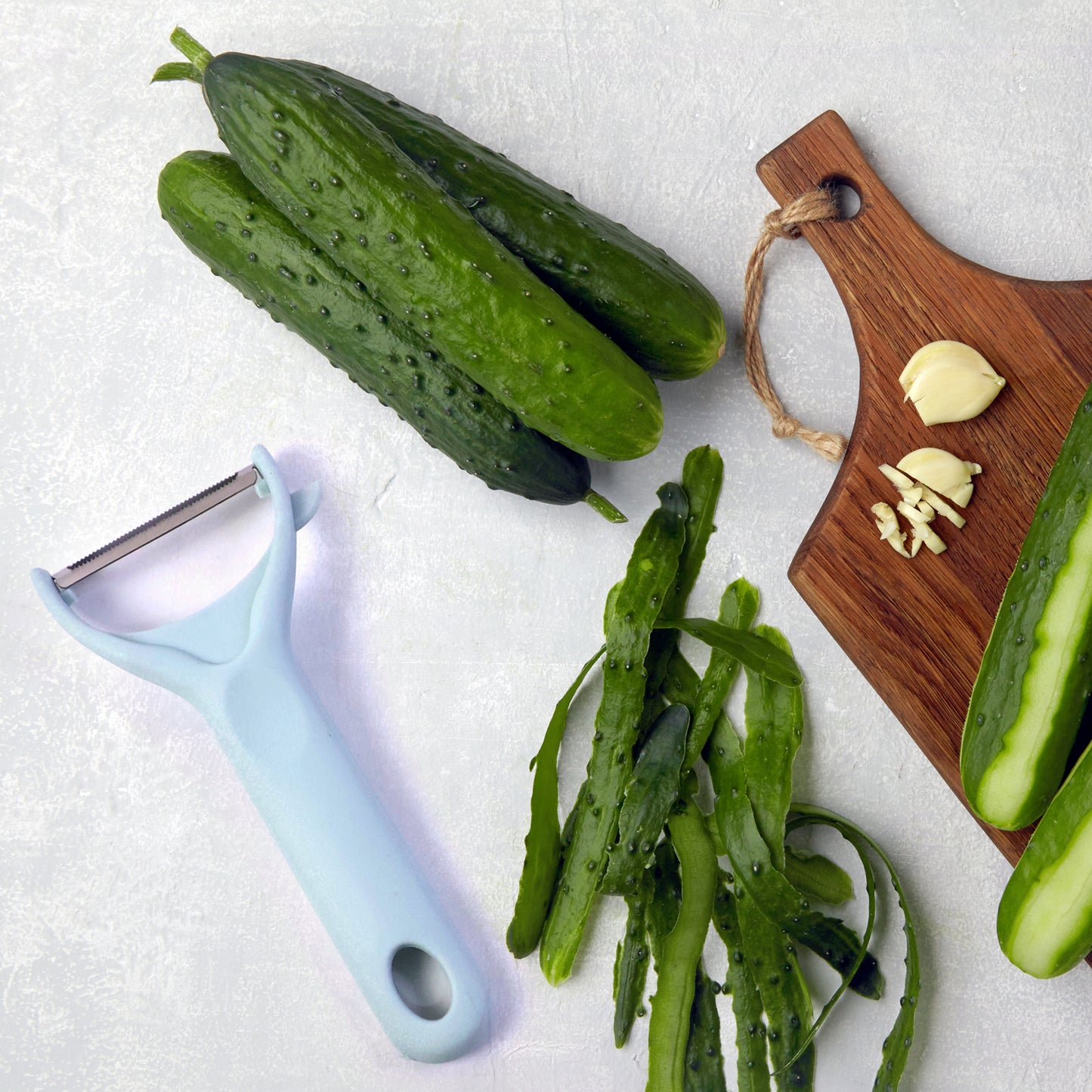 3-in-1 Kitchen Prep Set: Cutting Board, Knife & Peeler - Happy Price - Image 6