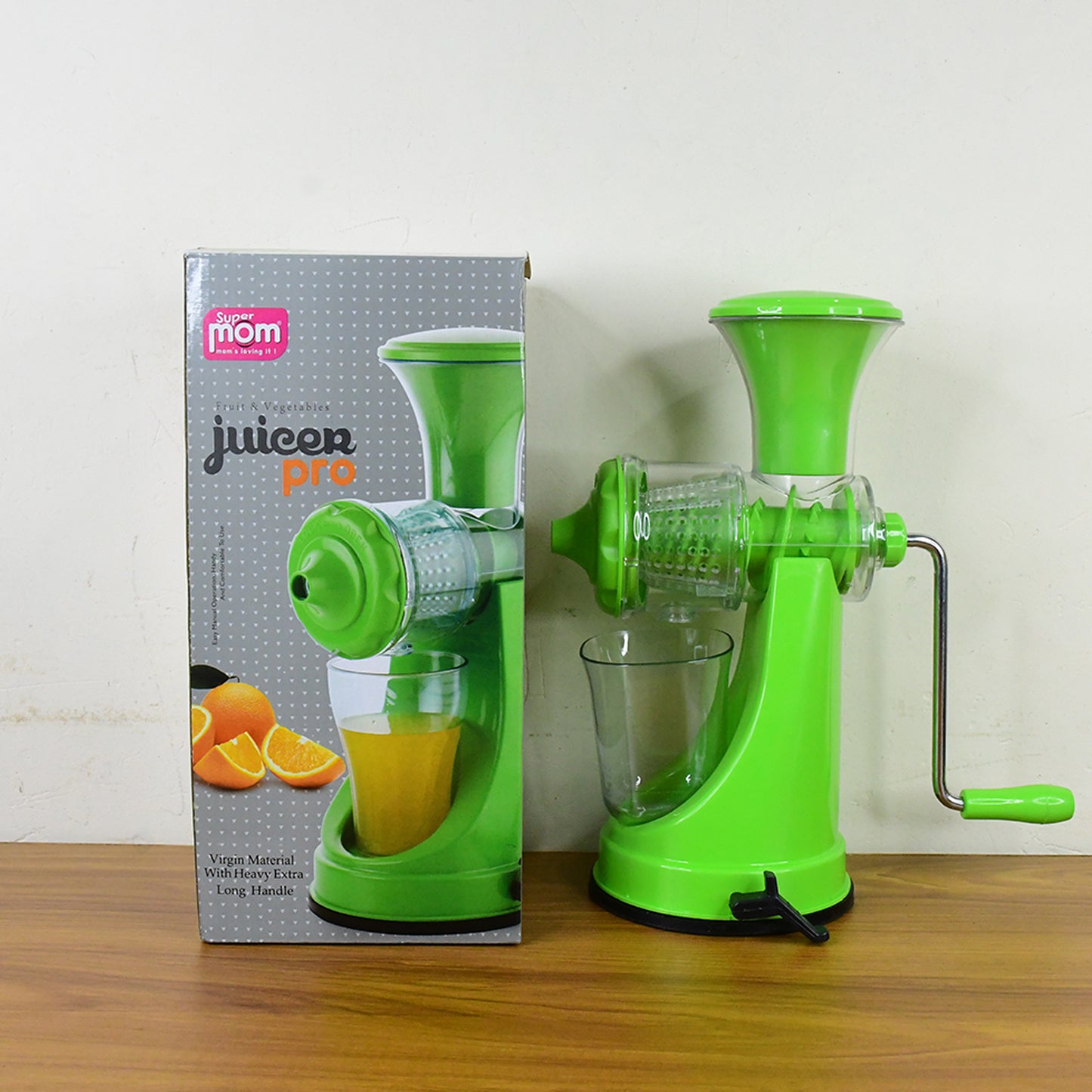 Manual Hand Press Fruit & Vegetable Juicer - Heavy Duty Plastic with Steel Handle - Happy Price - Image 7
