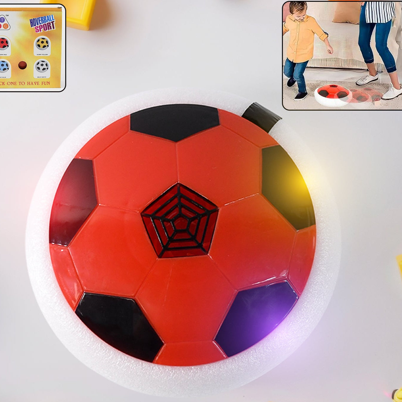 Ttg Hover Soccer Ball Toy With Foam Bumper - Happy Price - Image 1