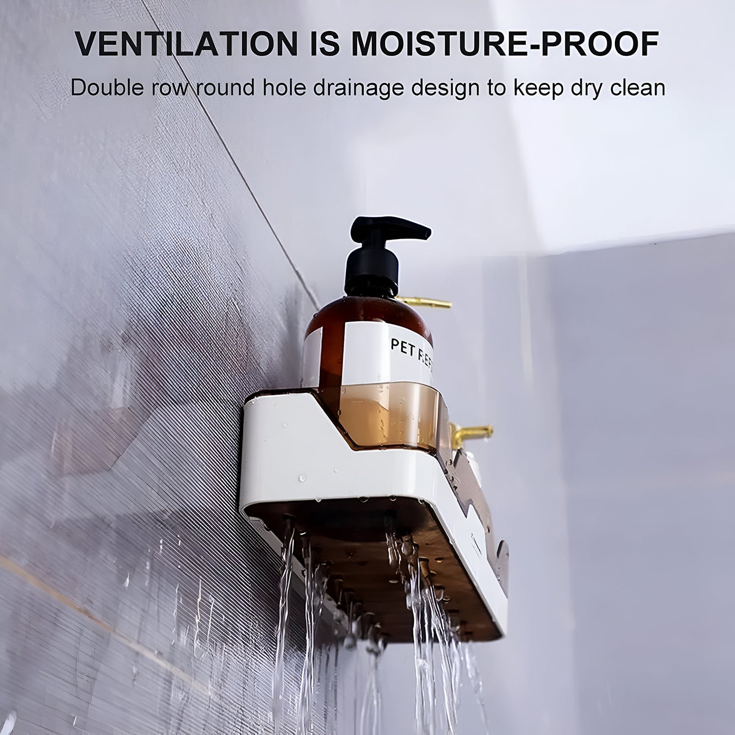 Adhesive Wall Shelf for Bathroom & Kitchen Organizer (1 Pc) - Happy Price - Image 5