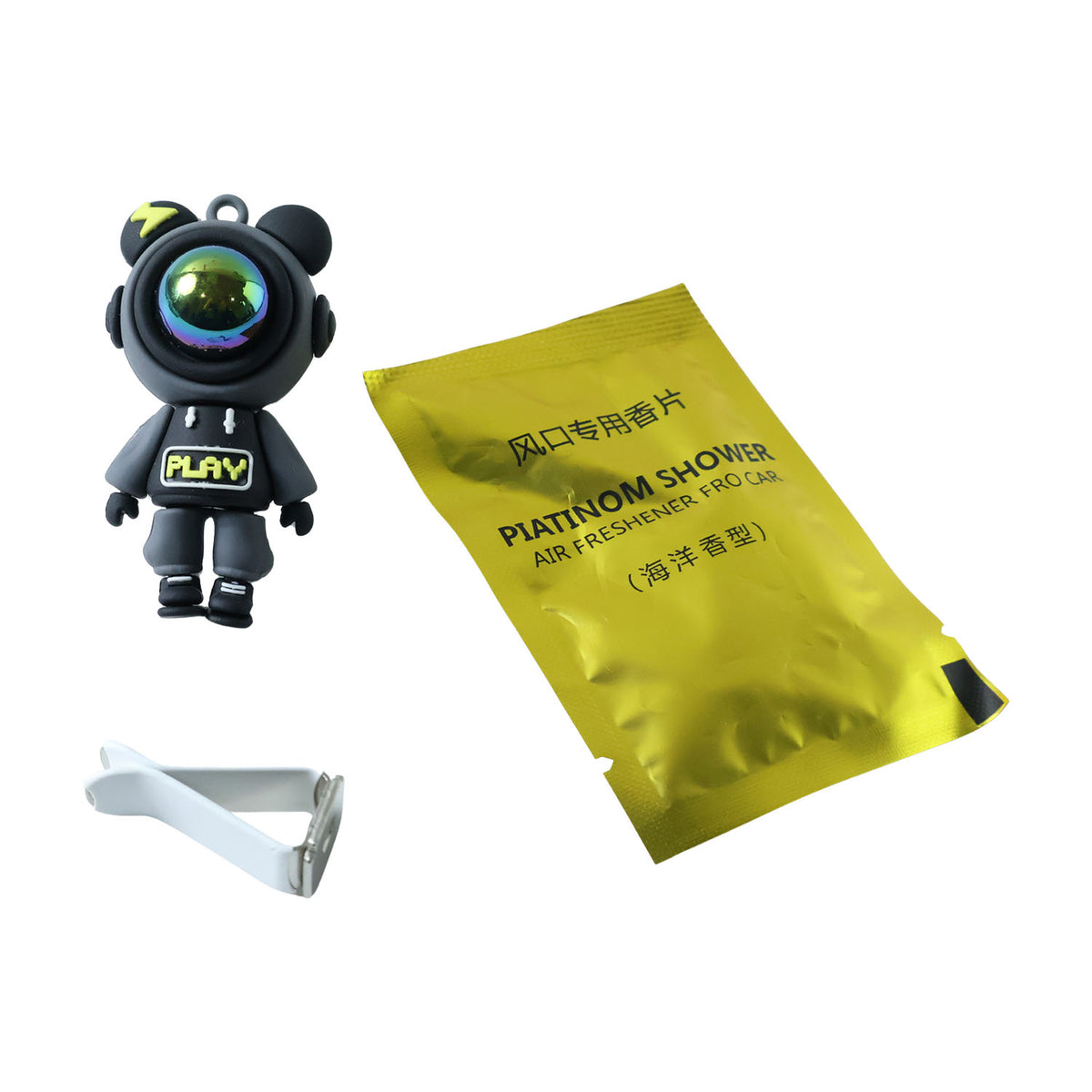 Astronaut Car Air Freshener with Vent Clip - 1 Set - Happy Price - Image 4