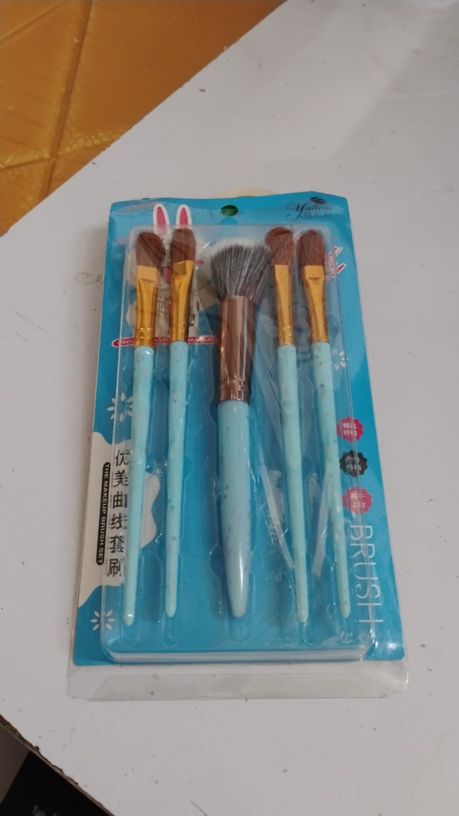 5pc Makeup Brush Tools Kit (5 Pcs Set Mix Color) - Happy Price - Image 6
