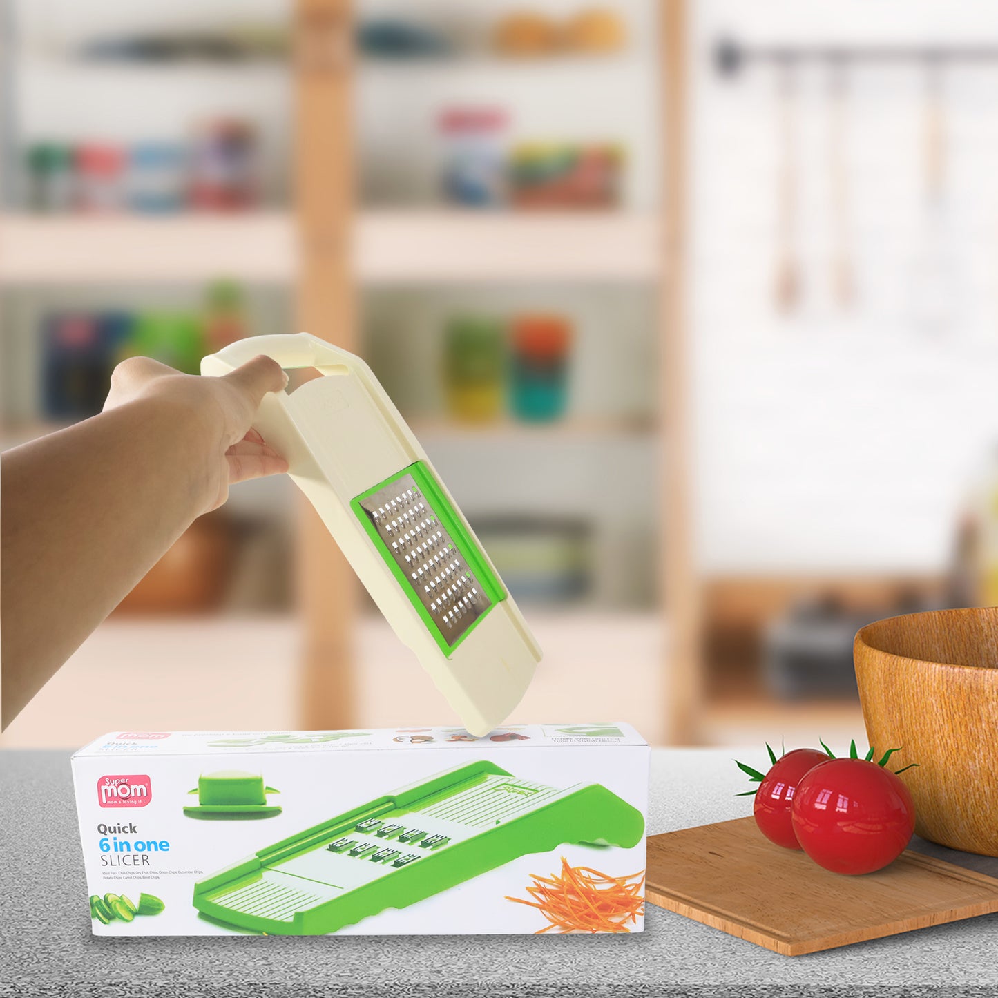 HappyPrice 6-in-1 Multipurpose Vegetable Slicer with Stainless Steel Blades - Happy Price - Image 5