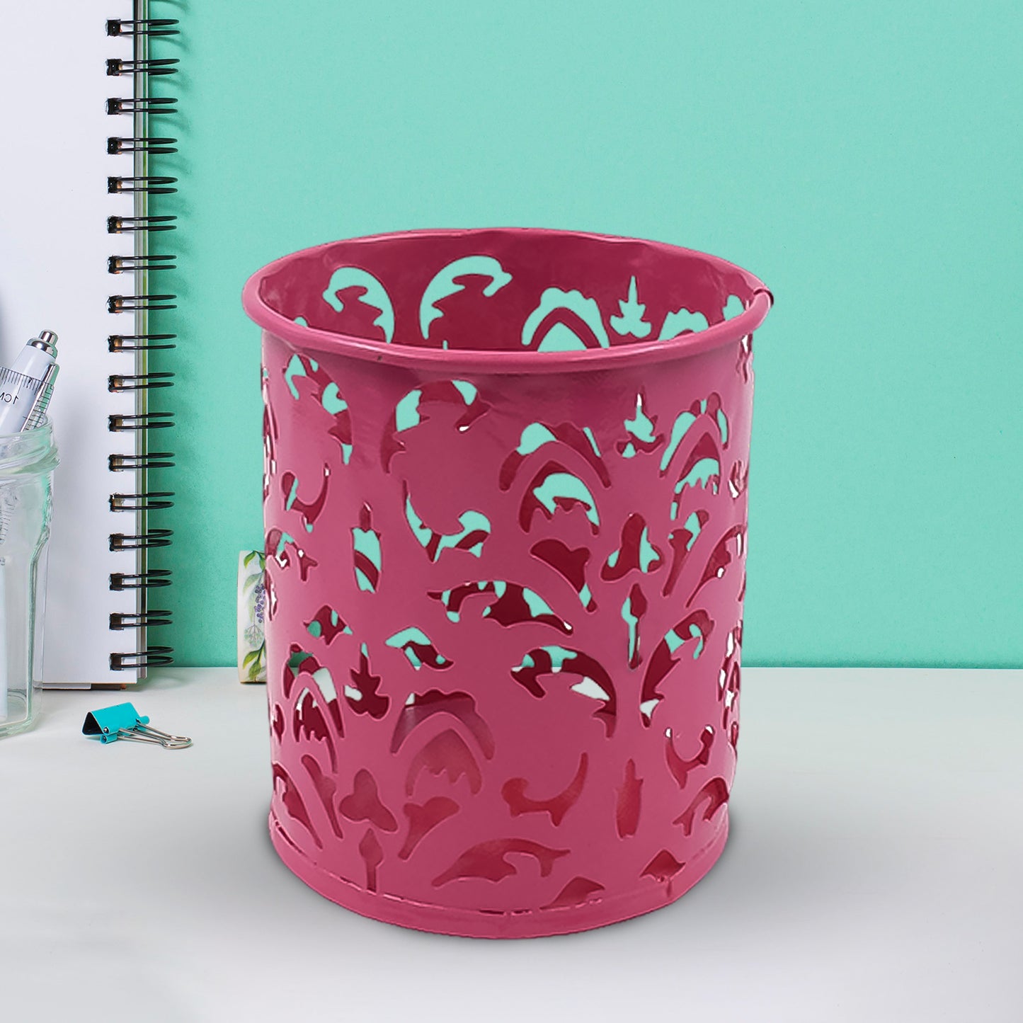 Pen Holder Office Desk Metal Mesh Pen Stand (1 Pc) - Happy Price - Image 2