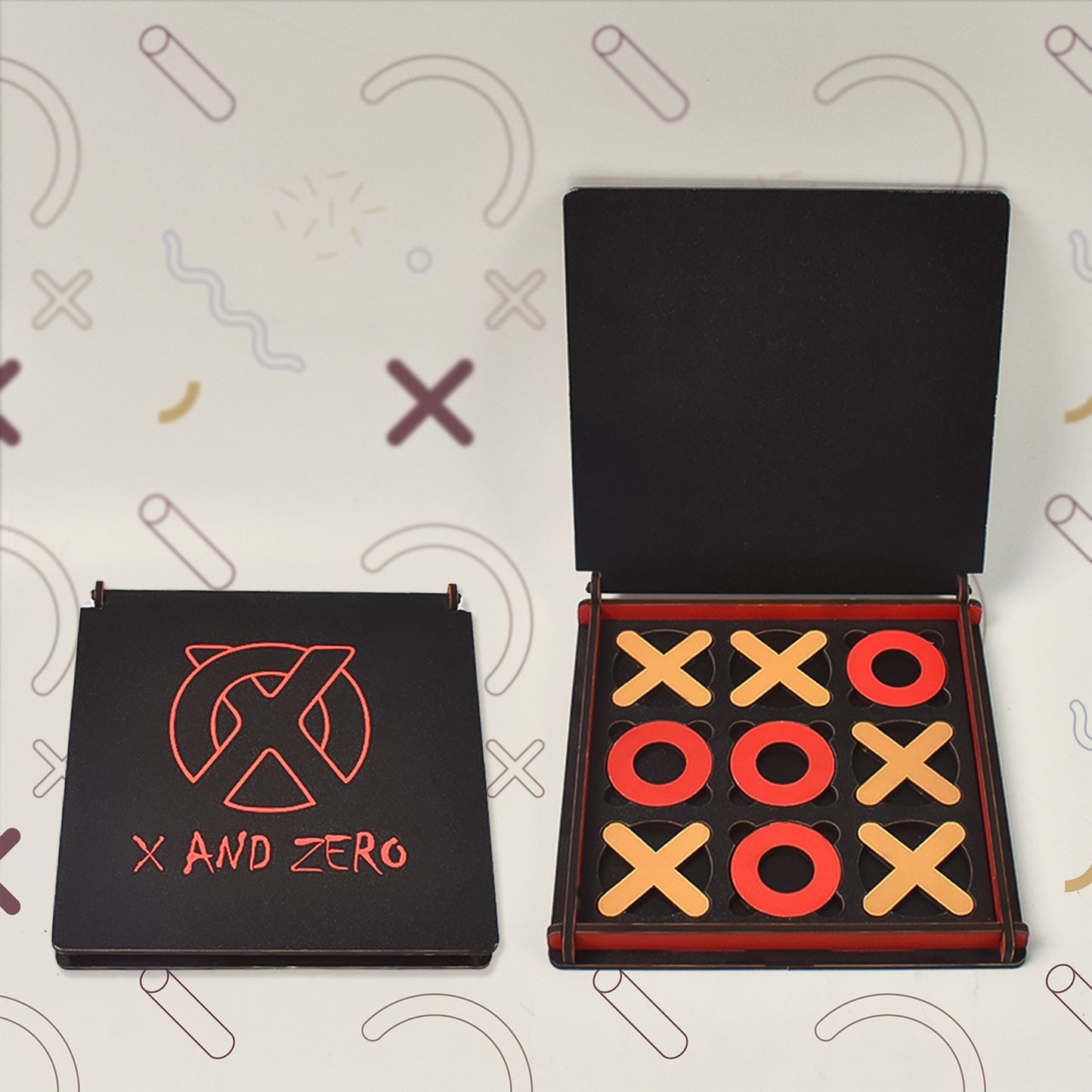 X Zero Wooden Board Game (1 Set) - Happy Price - Image 2