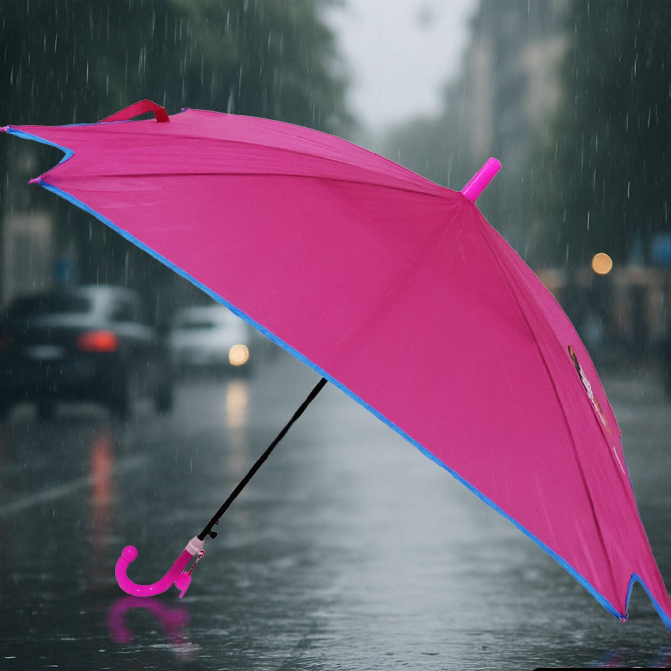 Classic Hook Handle Umbrella Windproof Waterproof Rain Protection (1 Pc) - Happy Price - Image 1